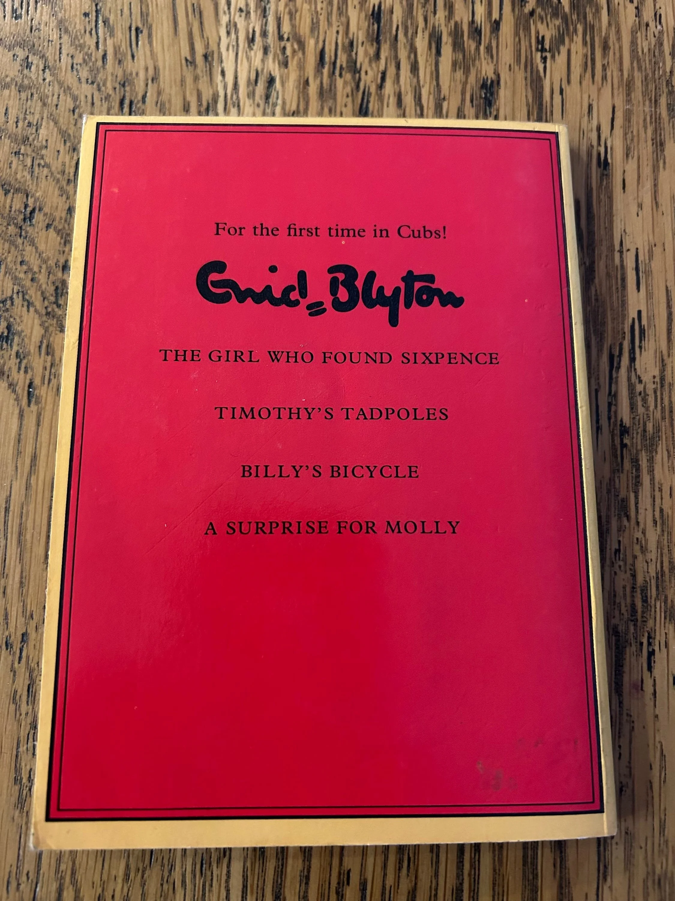 Back cover with book list from Collins Colour Cubs