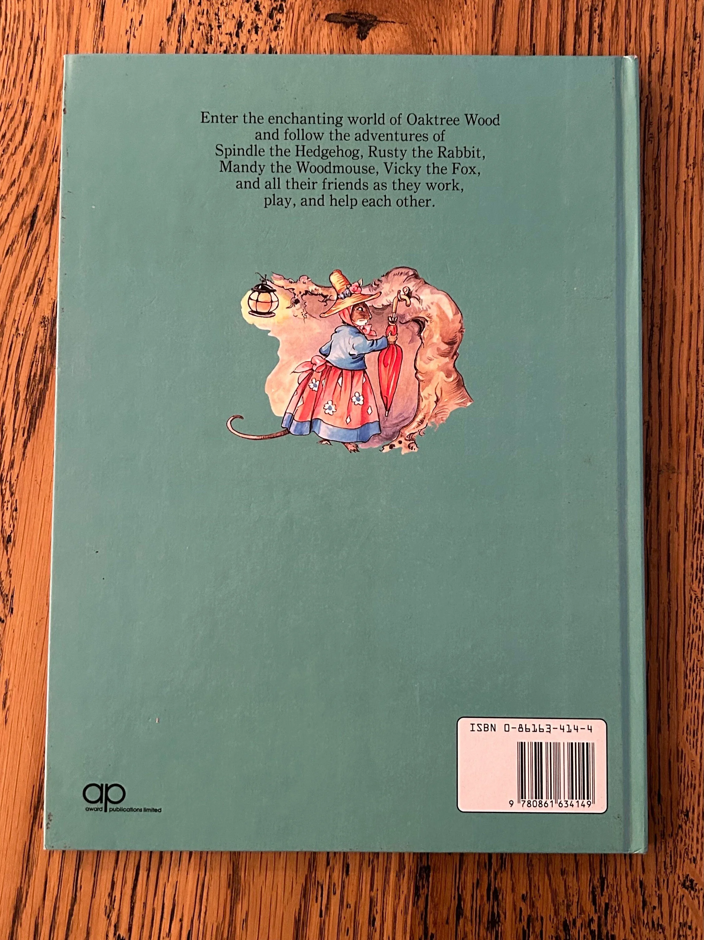 Back cover featuring short series description and Rene Cloke artwork
