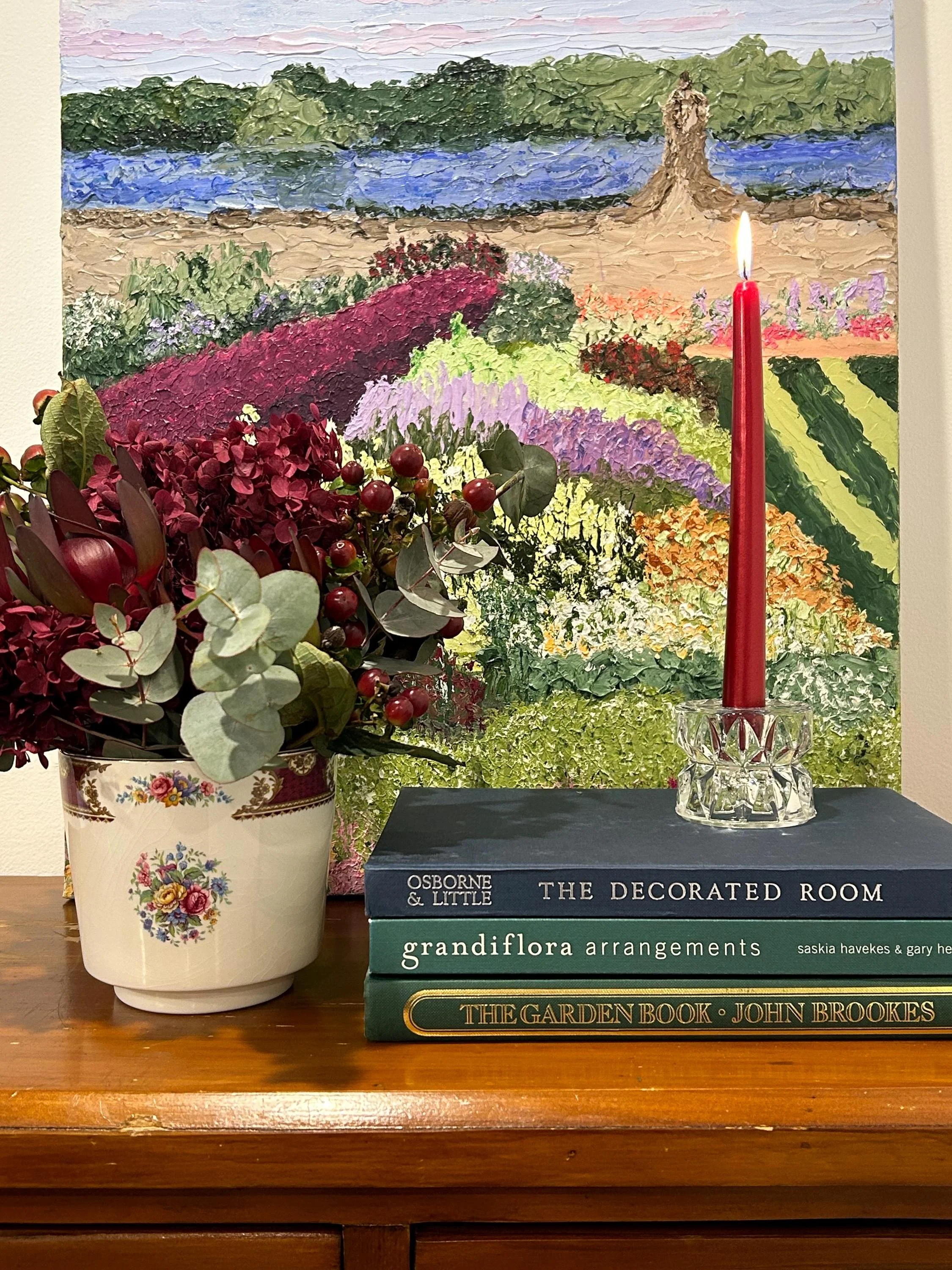 Bohemia Lead Crystal Candle Holder | Dual-Purpose Vintage Czech Glass | Mid Century Modern