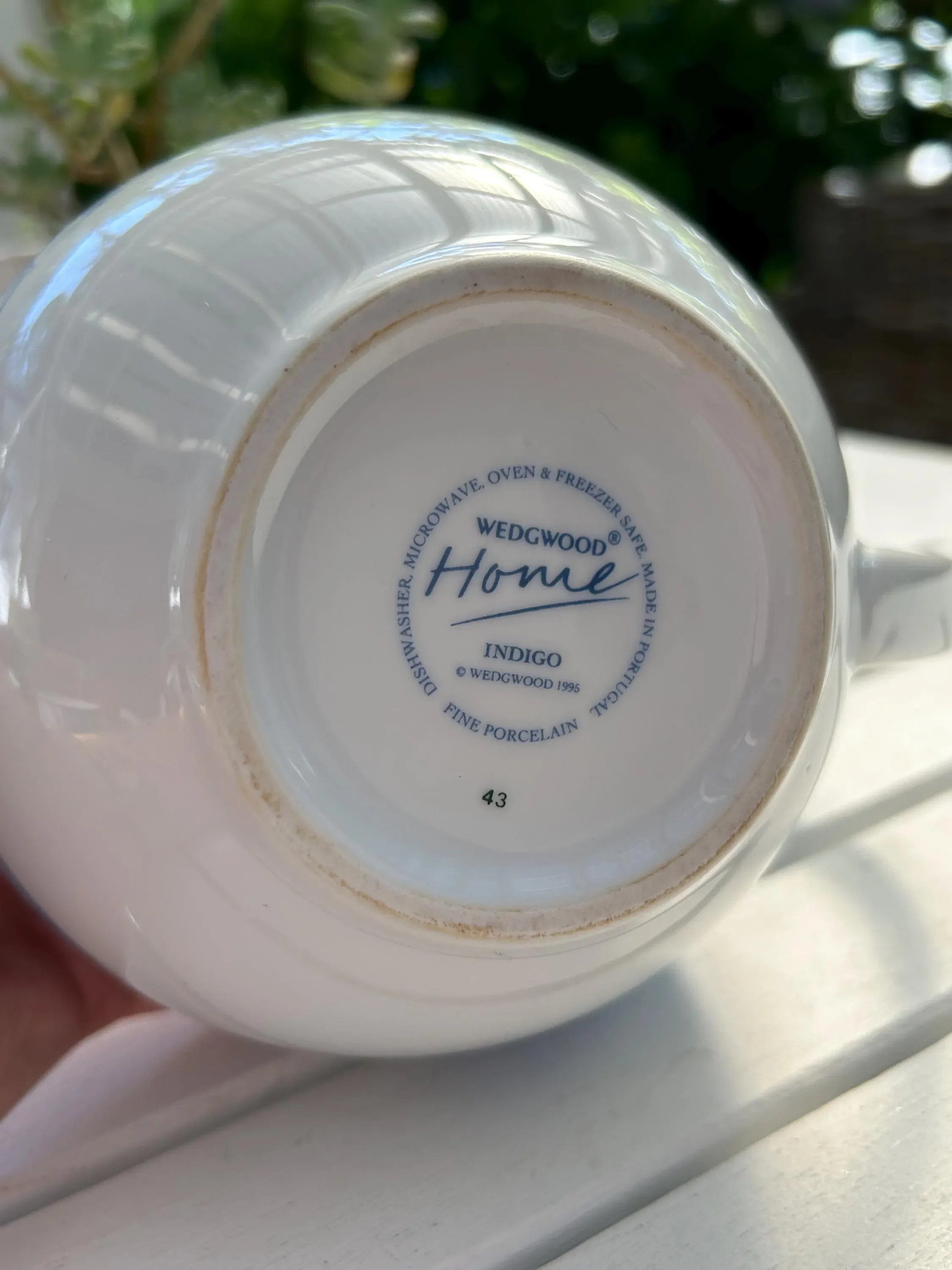 Wedgwood Home Indigo Backstamp