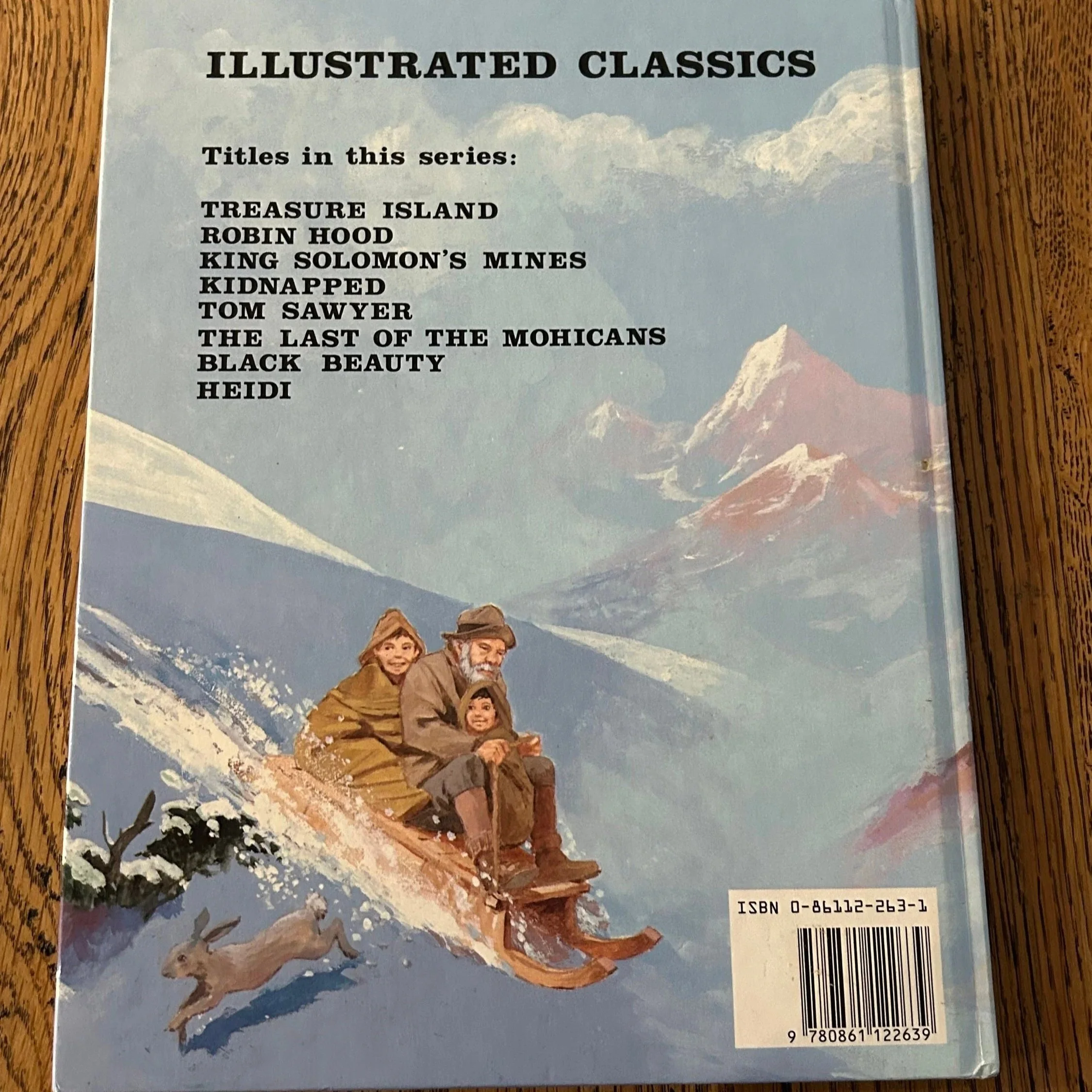 Back cover listing other Illustrated Classics titles