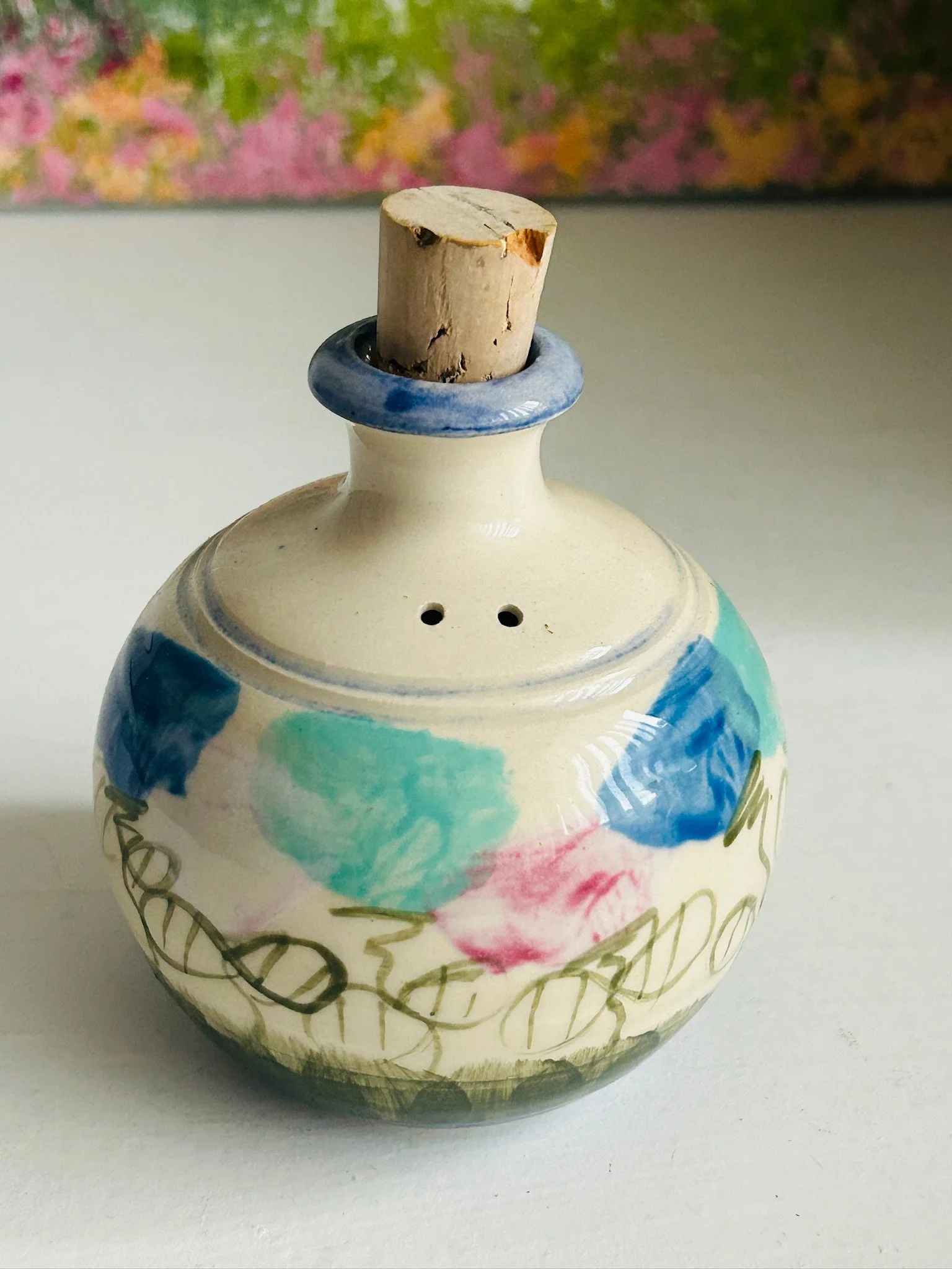handpainted-ceramic-condiment-jar-cork-stopper-cycling-motif-03.jpg