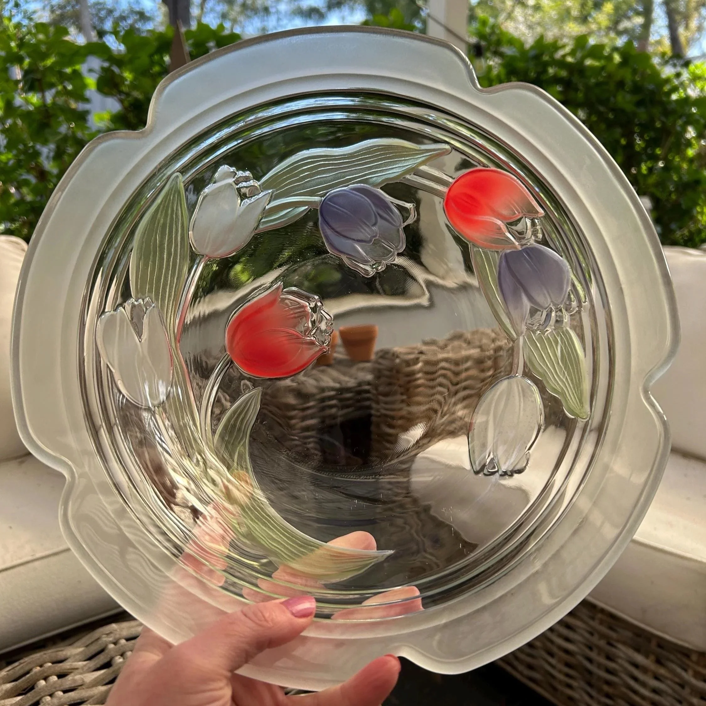 Handheld front view showing scale and shape