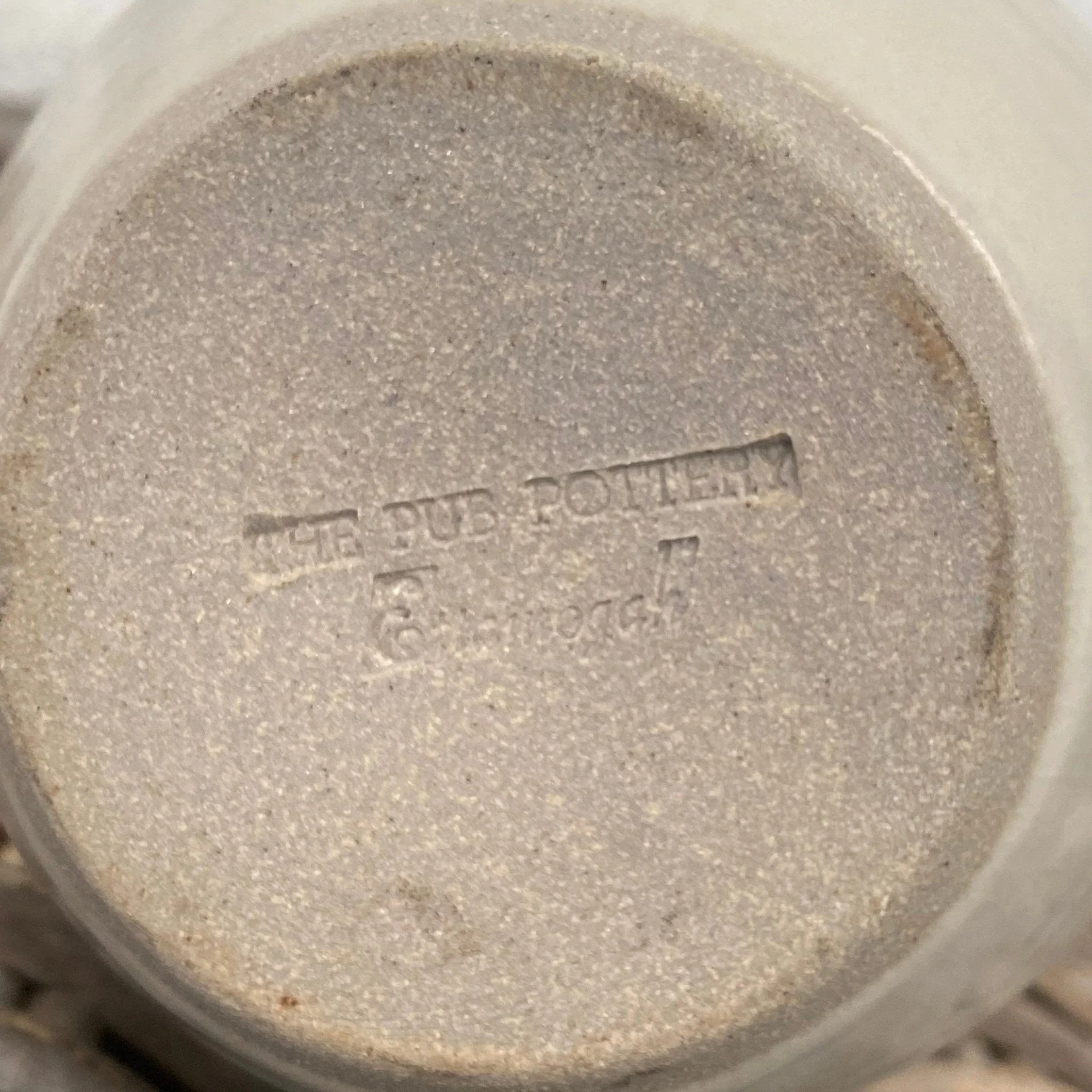 Underside showing “The Pub Pottery – Ettamogah” maker’s mark