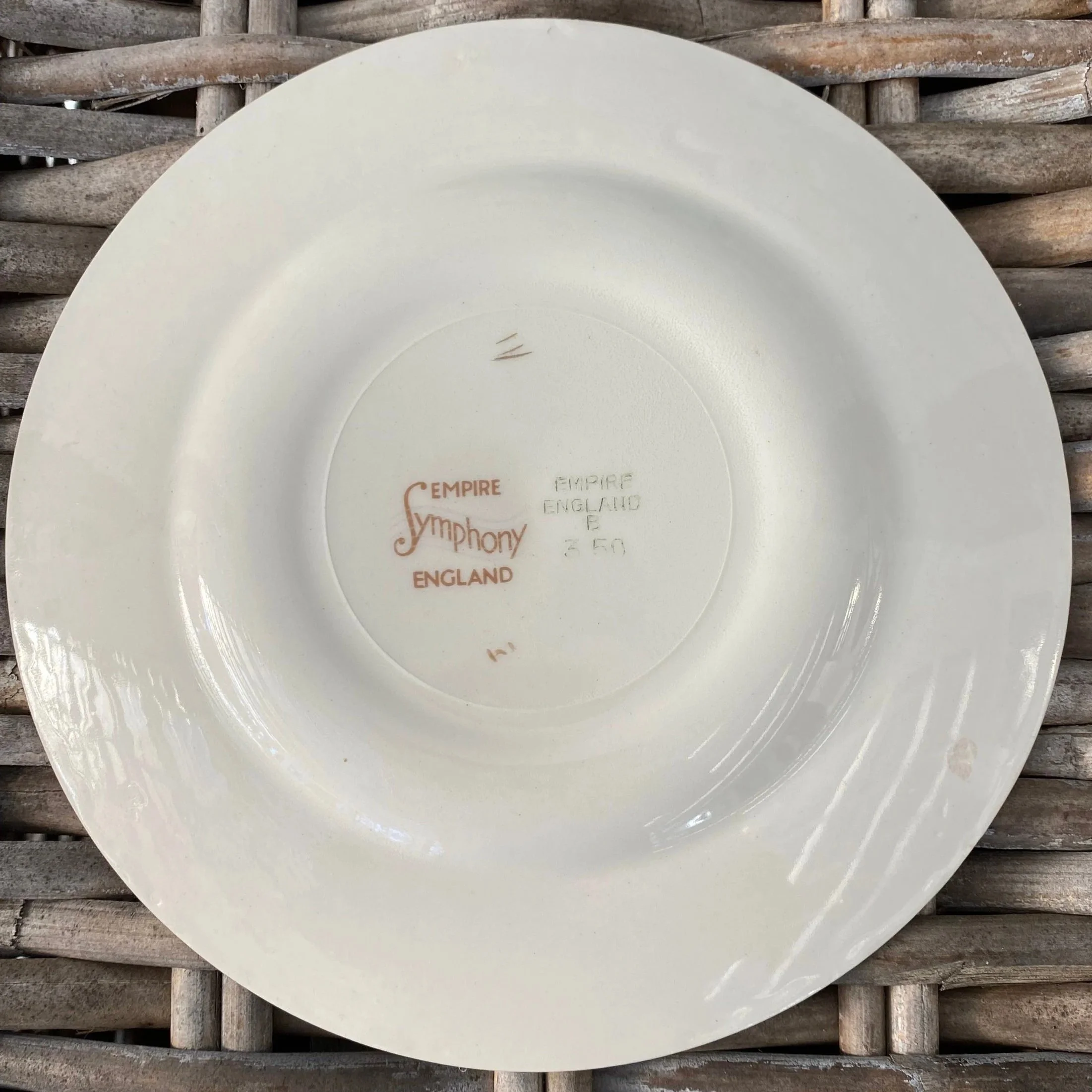 Clear mark reading “Empire England Symphony” with 150 code