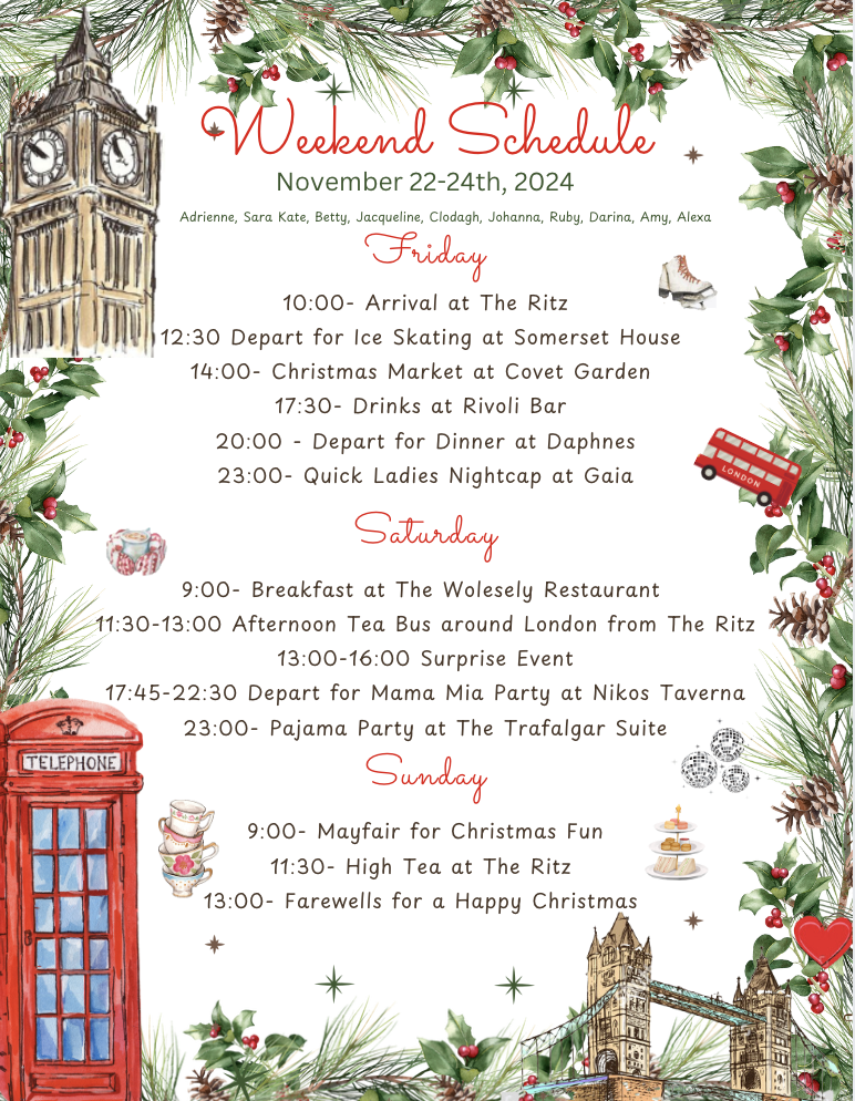 Itinerary Cards
