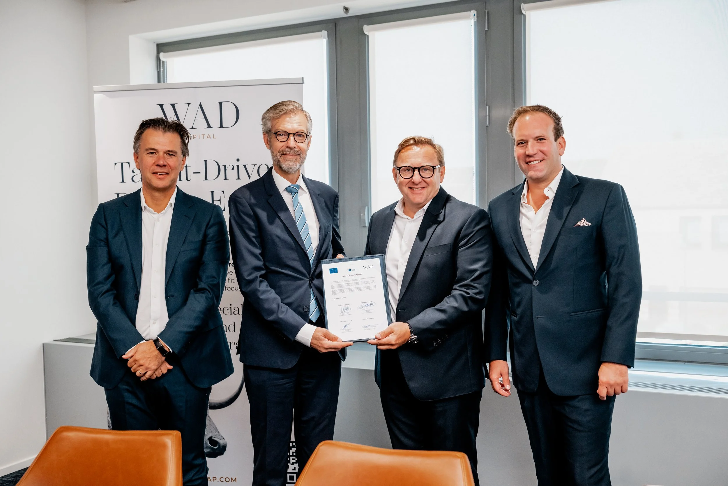 European Investment Fund Backs WAD Capital's €67.5M Fund on Path to €130M