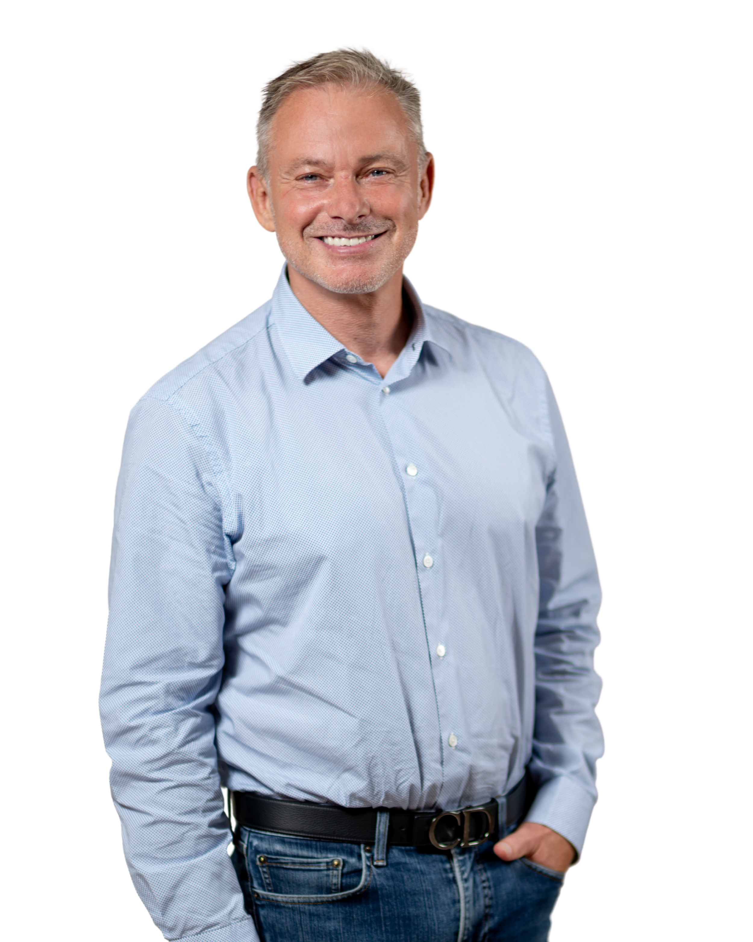 Confident entrepreneur Peter