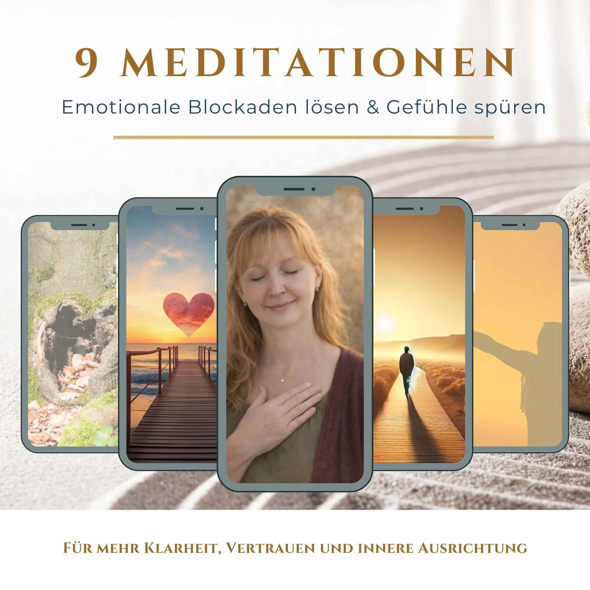Emotionale Klarheit finden | 9 Meditationen & E-Book „7-Kräfte“ (44,00 €)