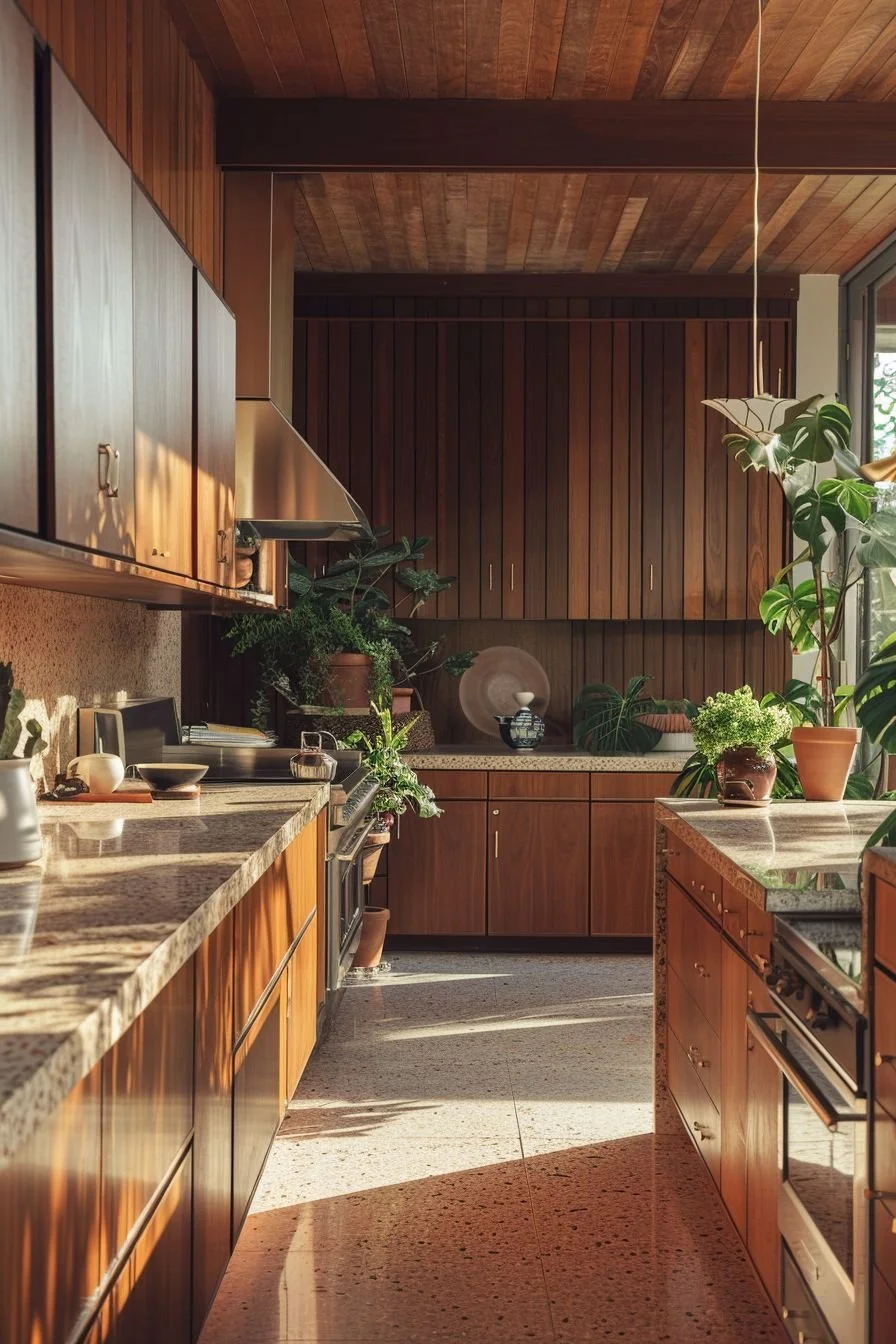 Mid century modern kitchen new build austin texas steven manicom