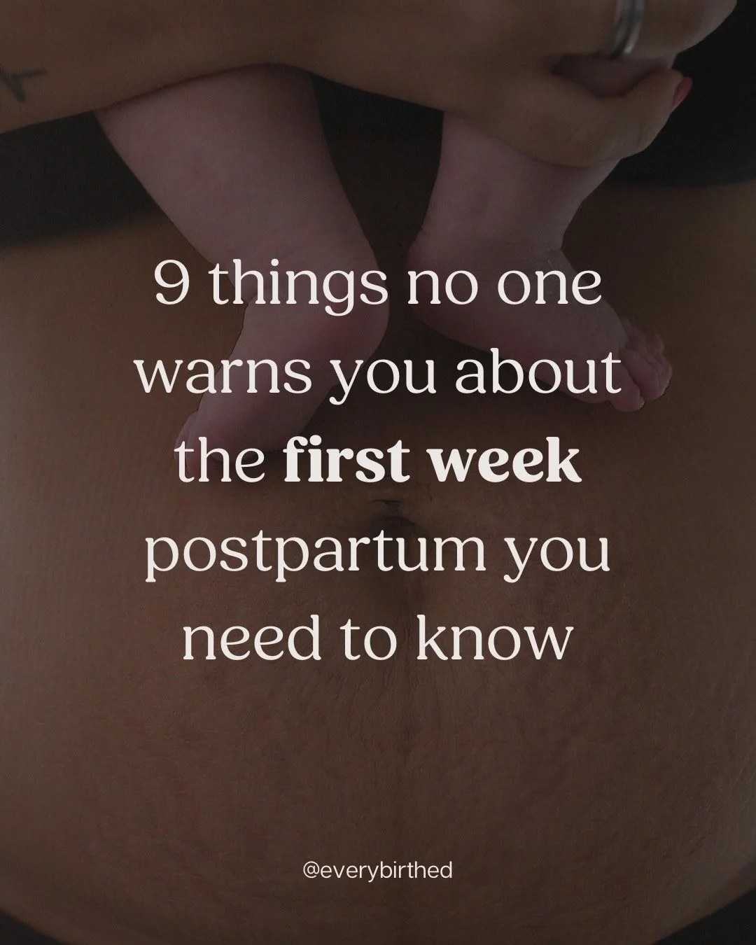 The first week postpartum is full of changes that often take parents by surprise. Your baby may sound like a tiny dolphin at night, your body may bleed even after a caesarean birth, and nappies will quickly become a big part of your day.

These shift