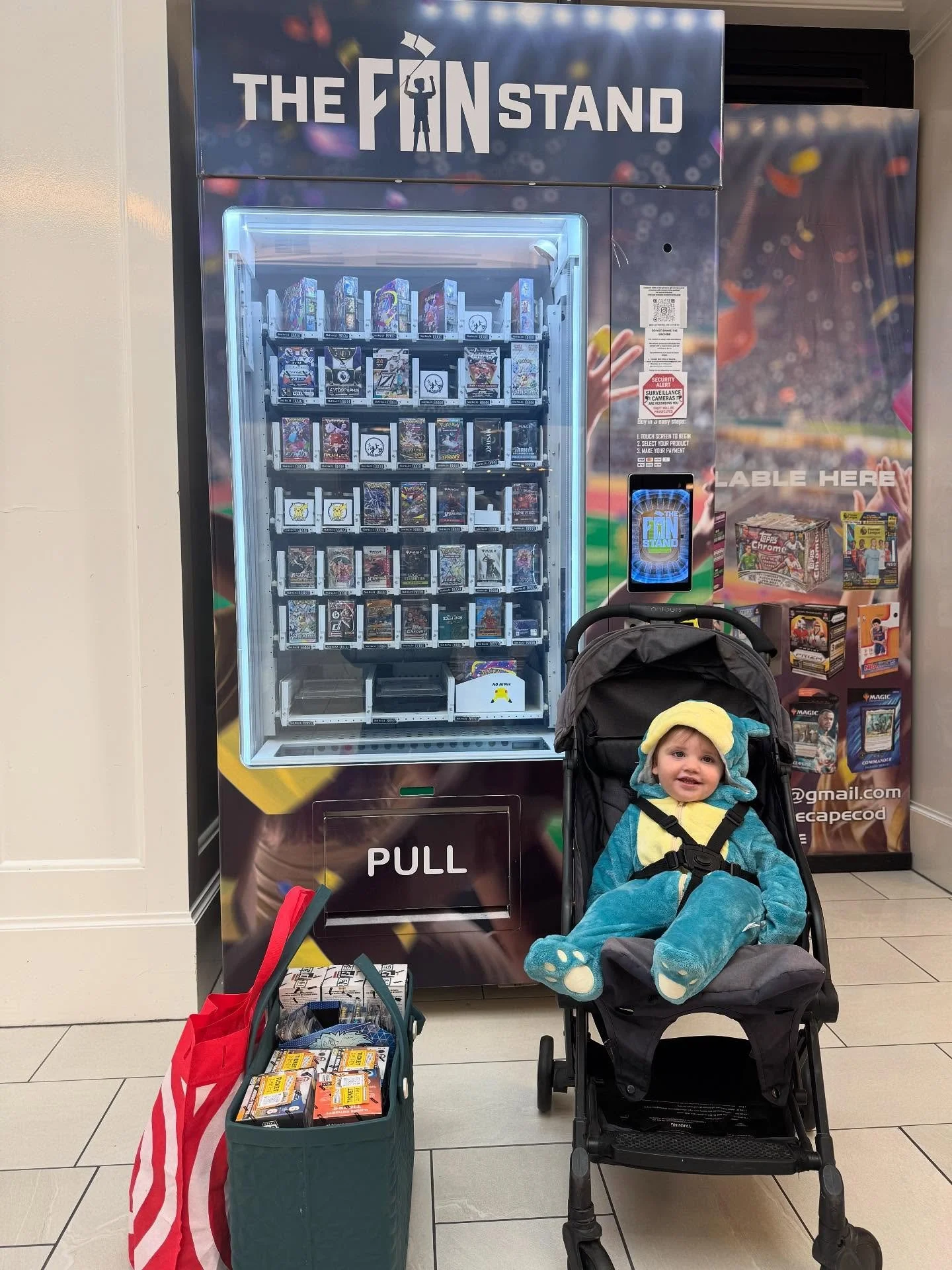 We had a Baby Snorlax helping restock this morning! 💤👶 Hope everyone has a bootastic Halloween 👻 &mdash; stay safe, snag your favorite candy, and pull some 🔥 cards tonight! 🎃✨

#Pokemon #Halloween #Kollectiverse #CapeCodMall #PokemonCards #Pokem