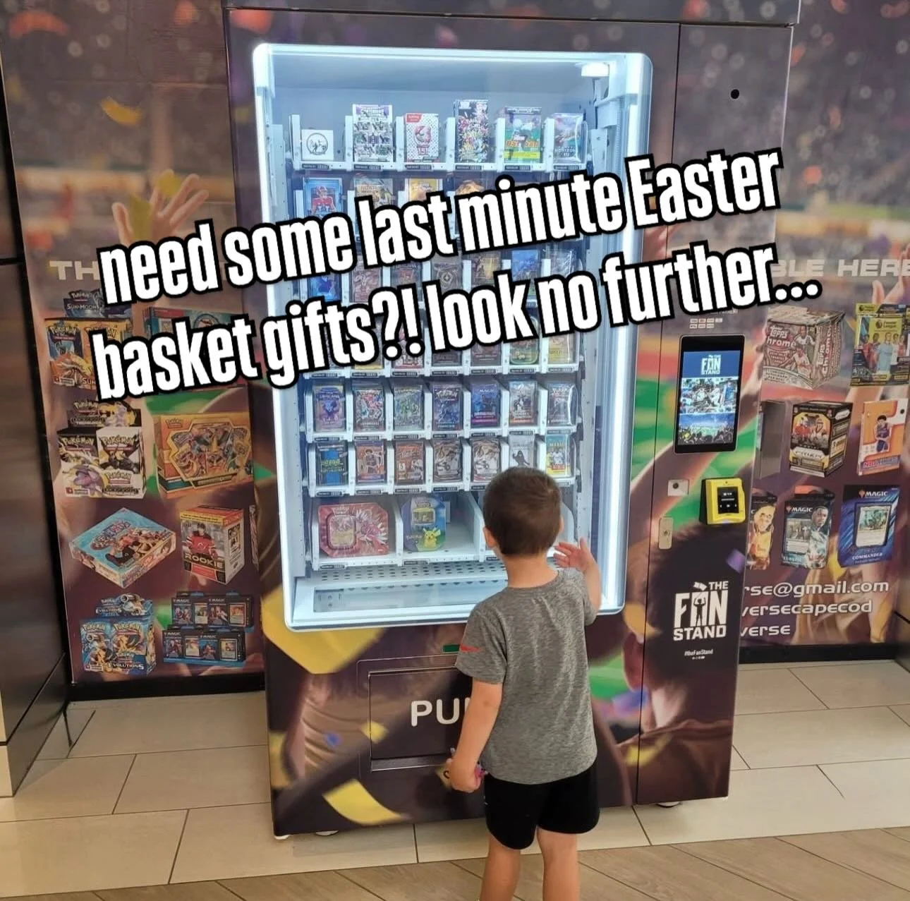 TCGs + sports cards&hellip; what more could you want in your Easter basket?! 🐣🌸🧺

We&rsquo;re OPEN today &amp; tomorrow at @capecodmall for all your last-minute pickups&mdash;Pok&eacute;mon, MTG, One Piece, Lorcana + sports cards 🔥 Fully stocked 