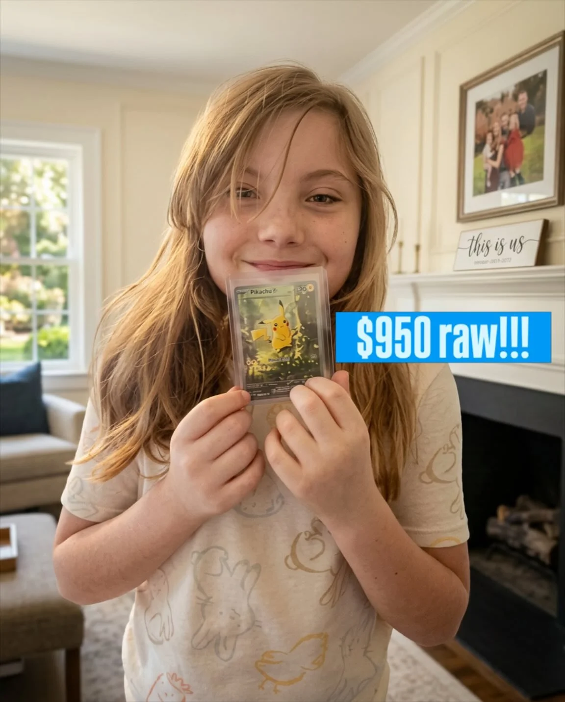 Hot hands Riley pulled off an Easter miracle yesterday 🐣🔥 Fresh out of an ETB, she hit a SIR Pikachu ex from Ascended Heroes &mdash; $950 raw 💰⚡️ #pokemoncards #pokemonpulls #pikachu #sir #kollectiverse