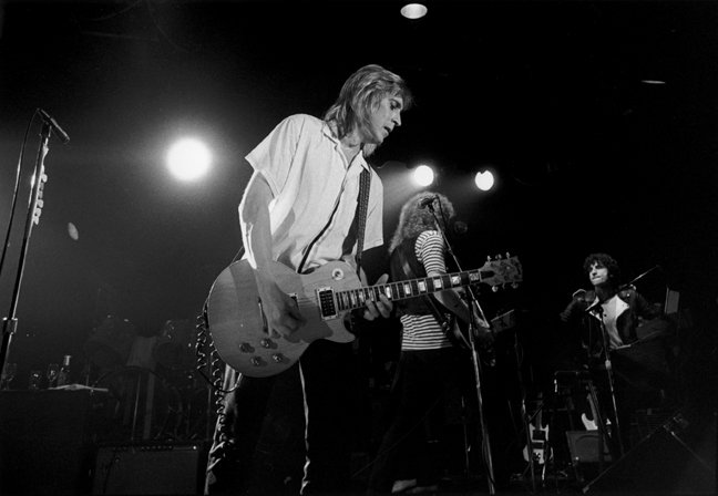 Mick Ronson with Ian Hunter