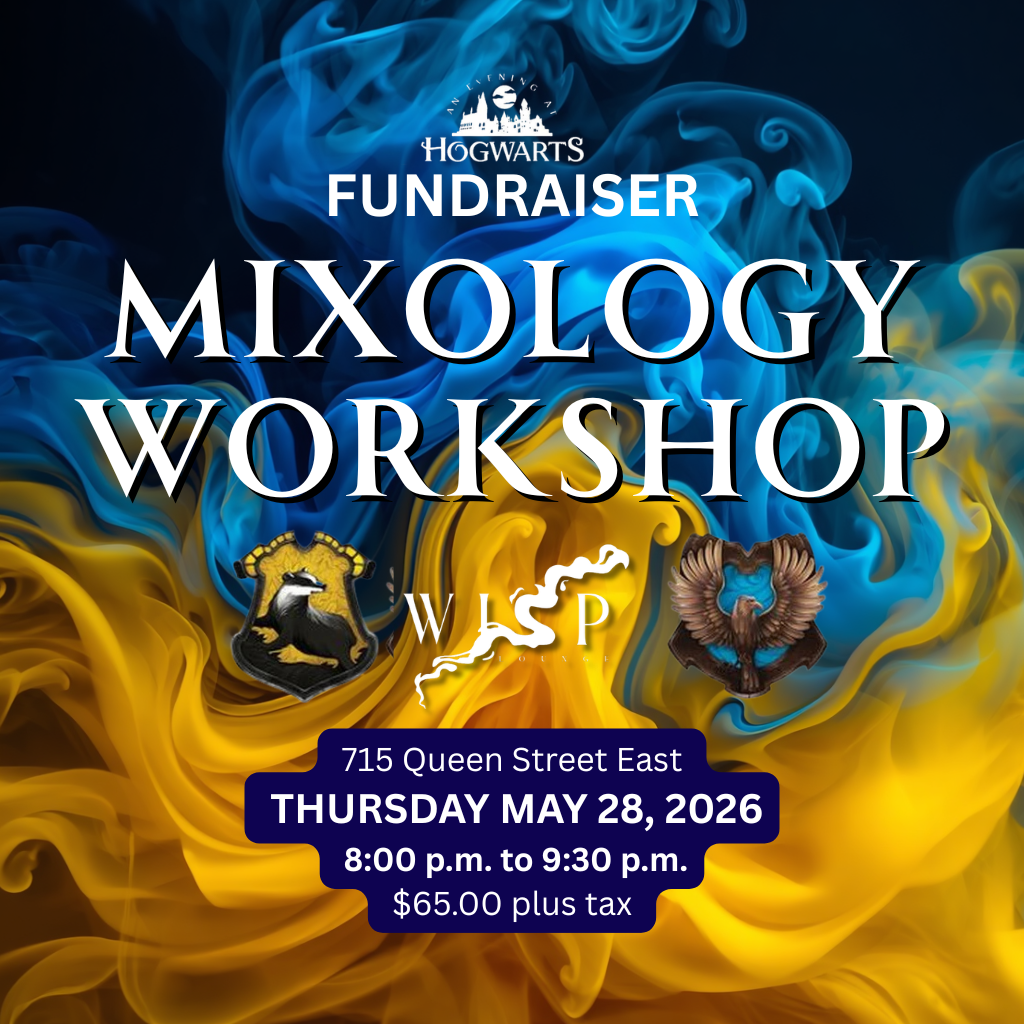 Mixology Workshop - May 28 - Fundraiser Hufflepuff and Ravenclaw