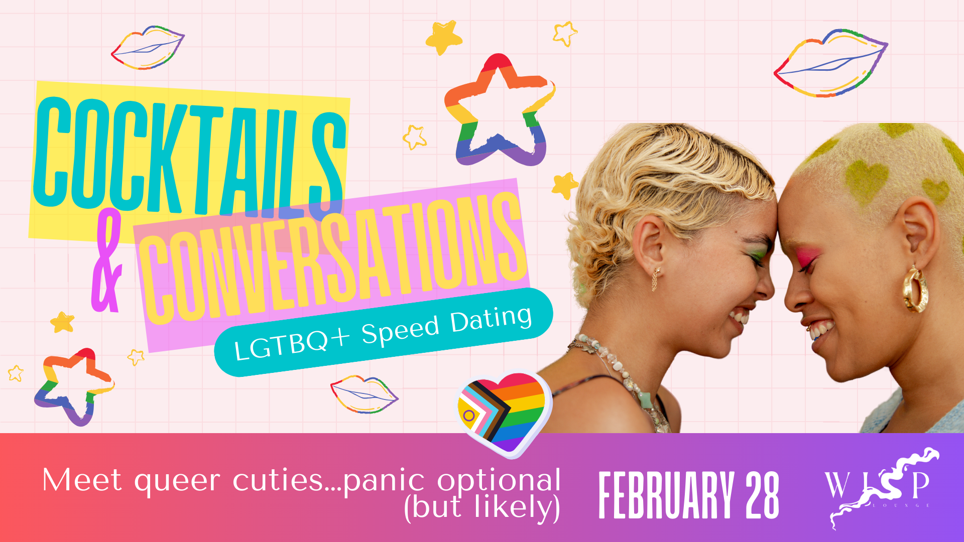 Cocktails & Conversations: LGBTQ+ Speed Dating