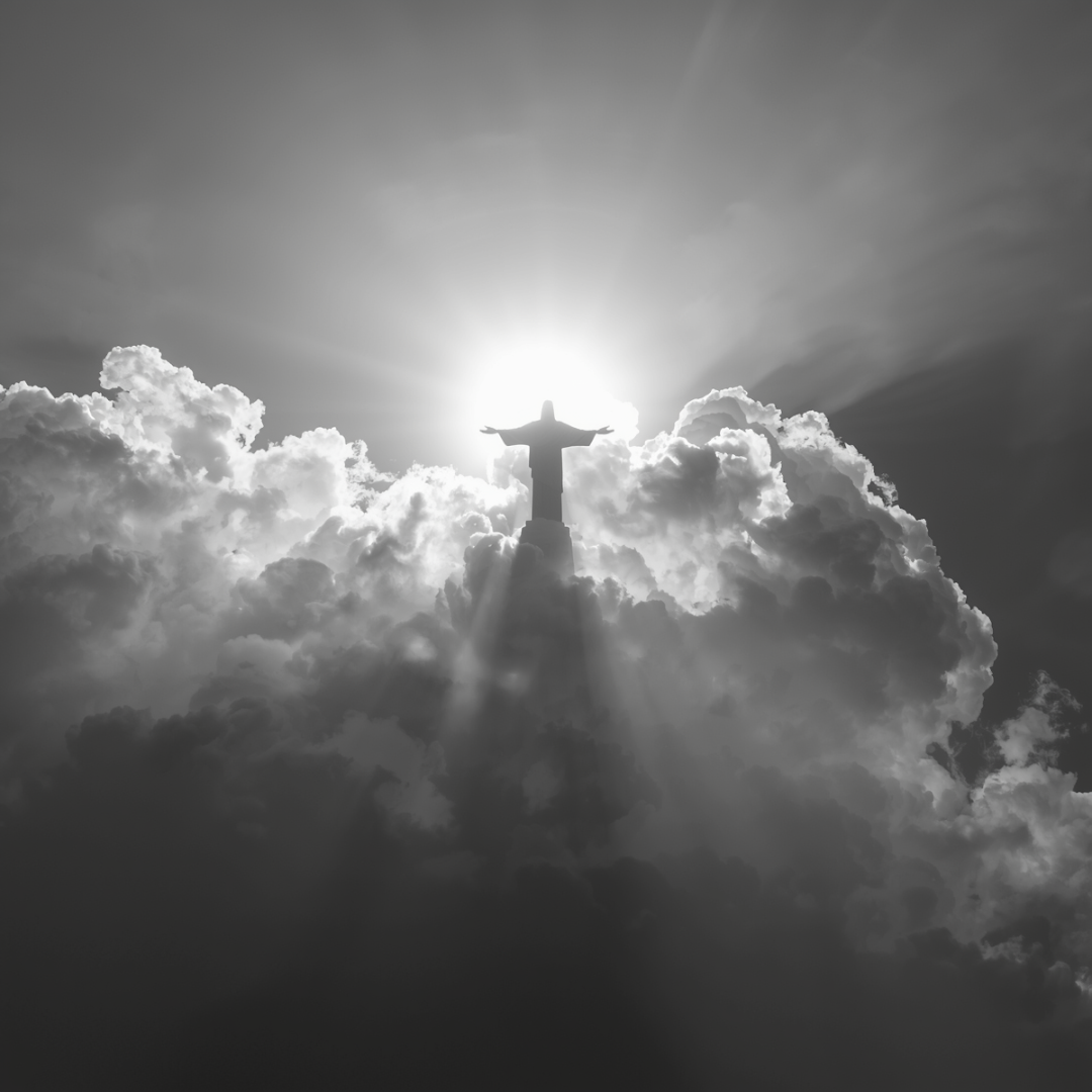 beyond the clouds.
