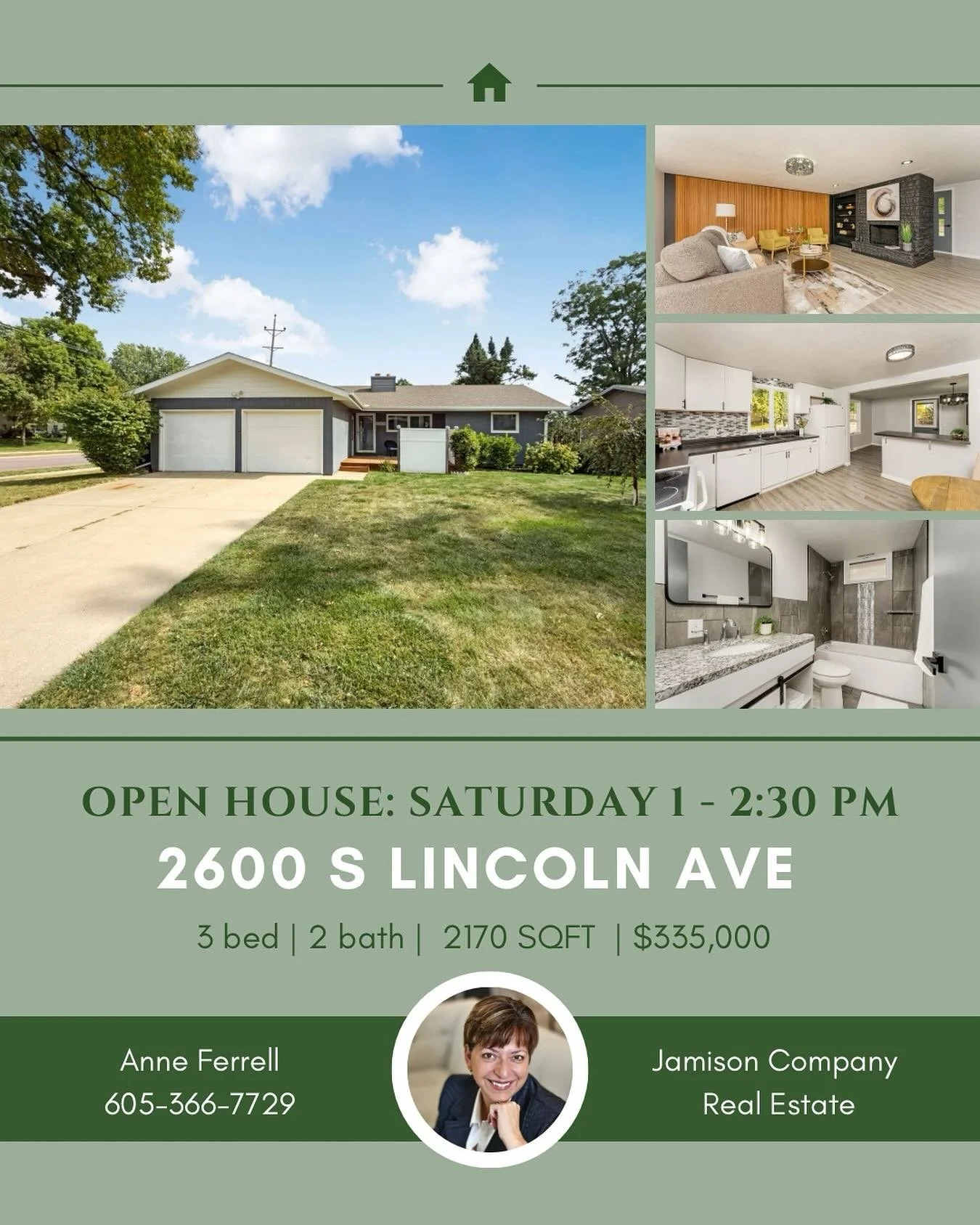 Modern vibes. Classic soul.
This 1959 walkout ranch at 2600 S Lincoln Ave has been completely refreshed — new kitchen, new flooring, new paint, and beautiful tile bathrooms.
With oversized windows, a brick statement wall, and an open layout mad