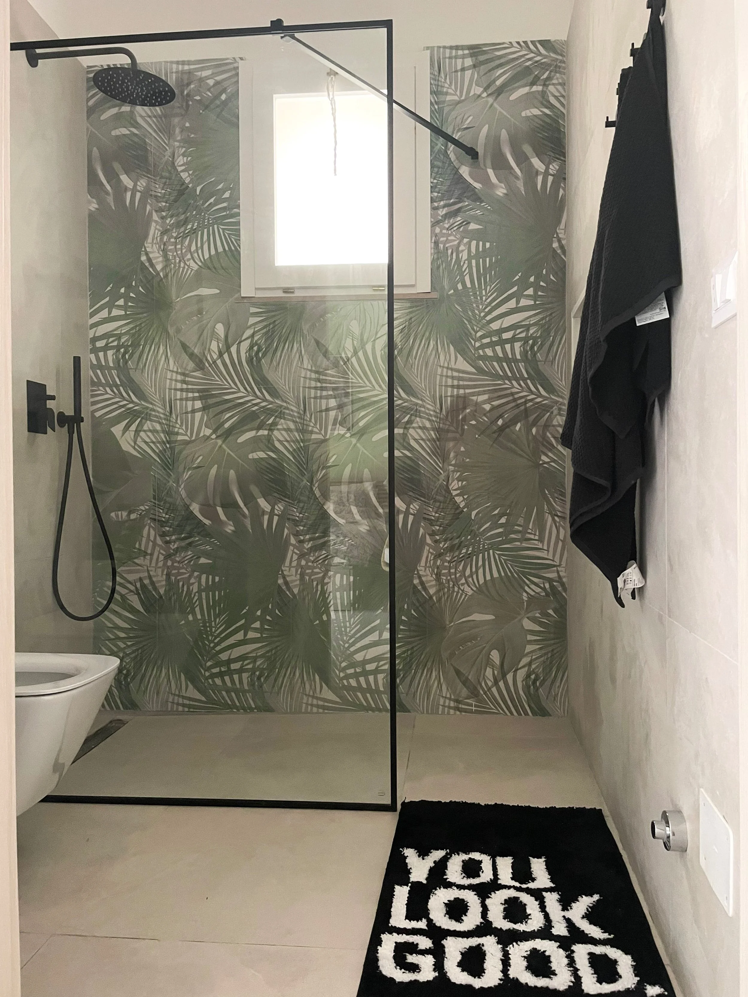 View over the bathroom