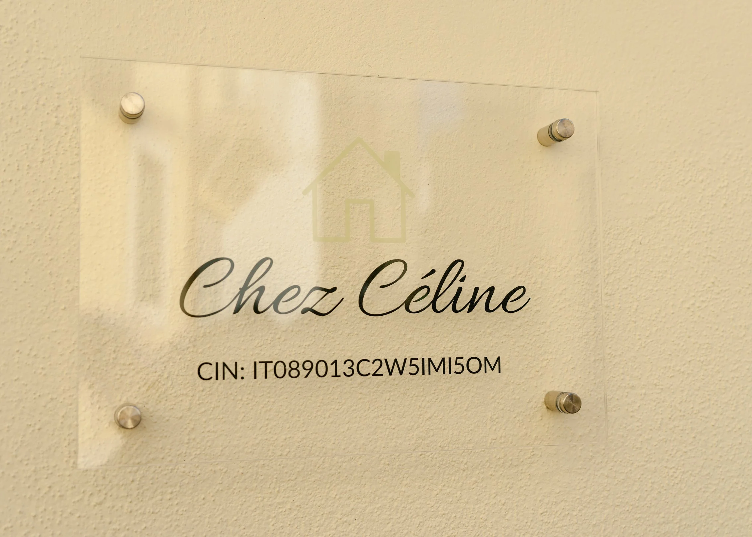 House sign with CIN number