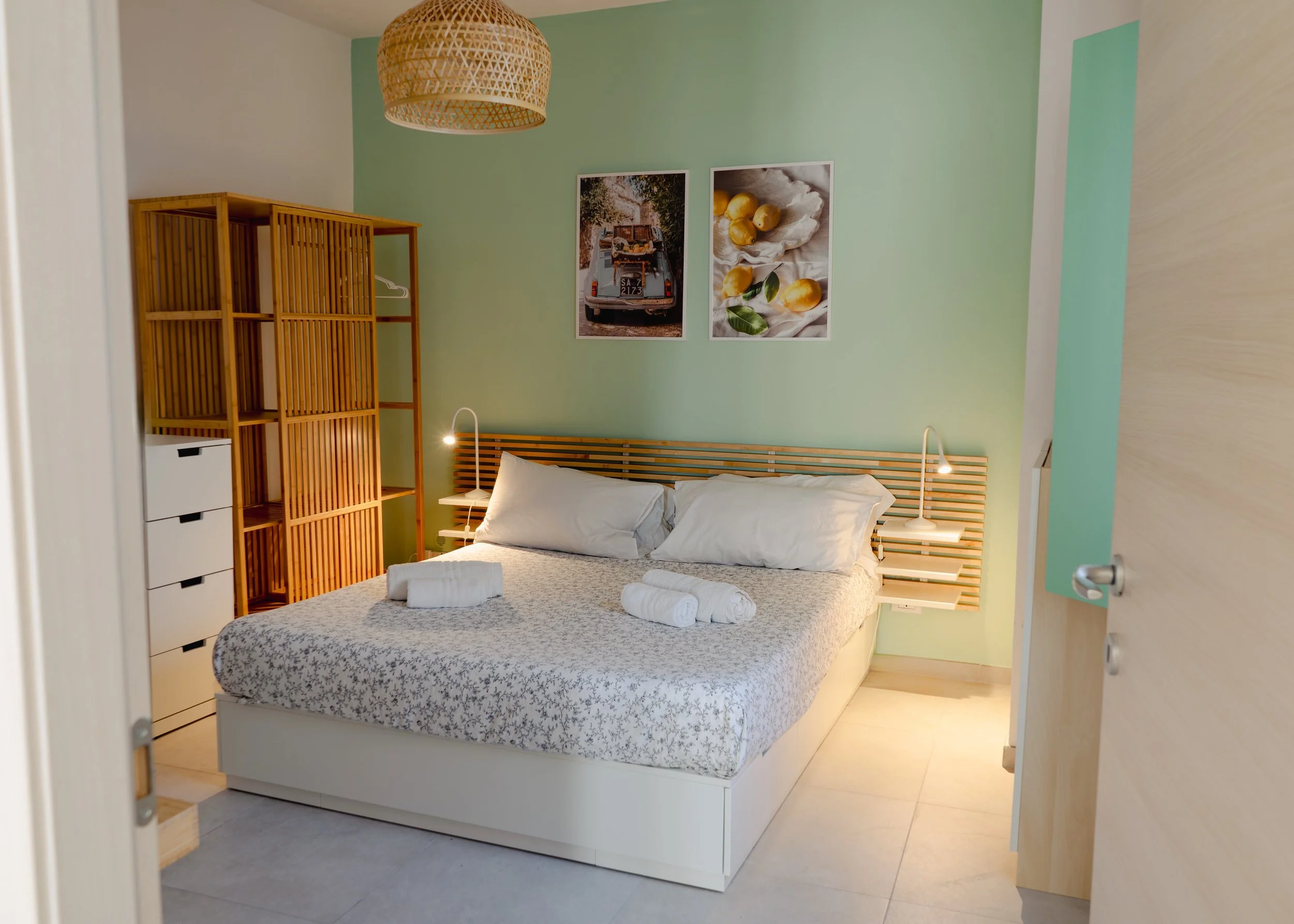 Bedroom view from kitchen door