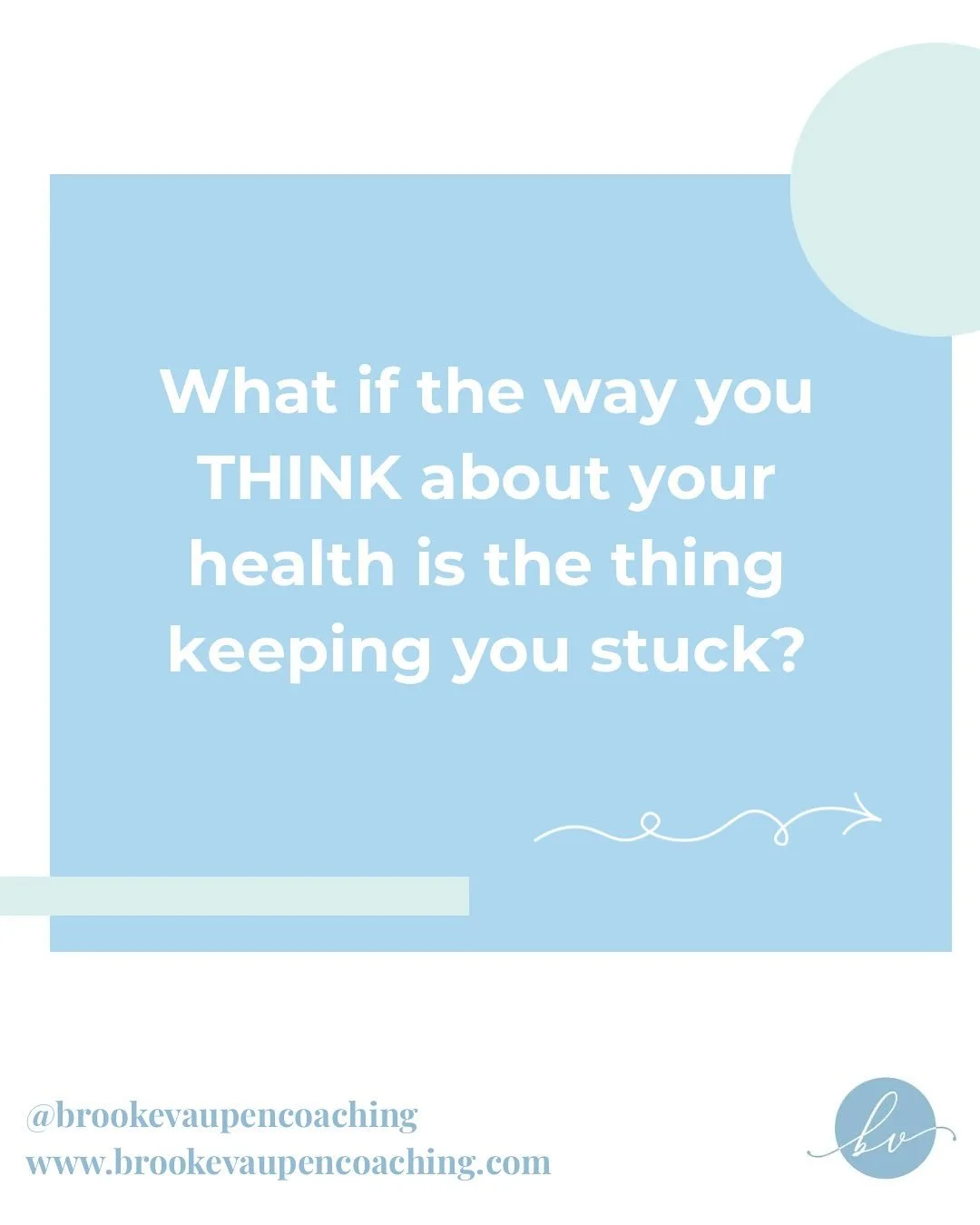 Feeling stuck isn&rsquo;t always about willpower.
Sometimes it&rsquo;s about the thoughts you&rsquo;re repeating on autopilot. 

Mindset is where real change begins - it&rsquo;s what tells your brain to search for solutions instead of settling for &l