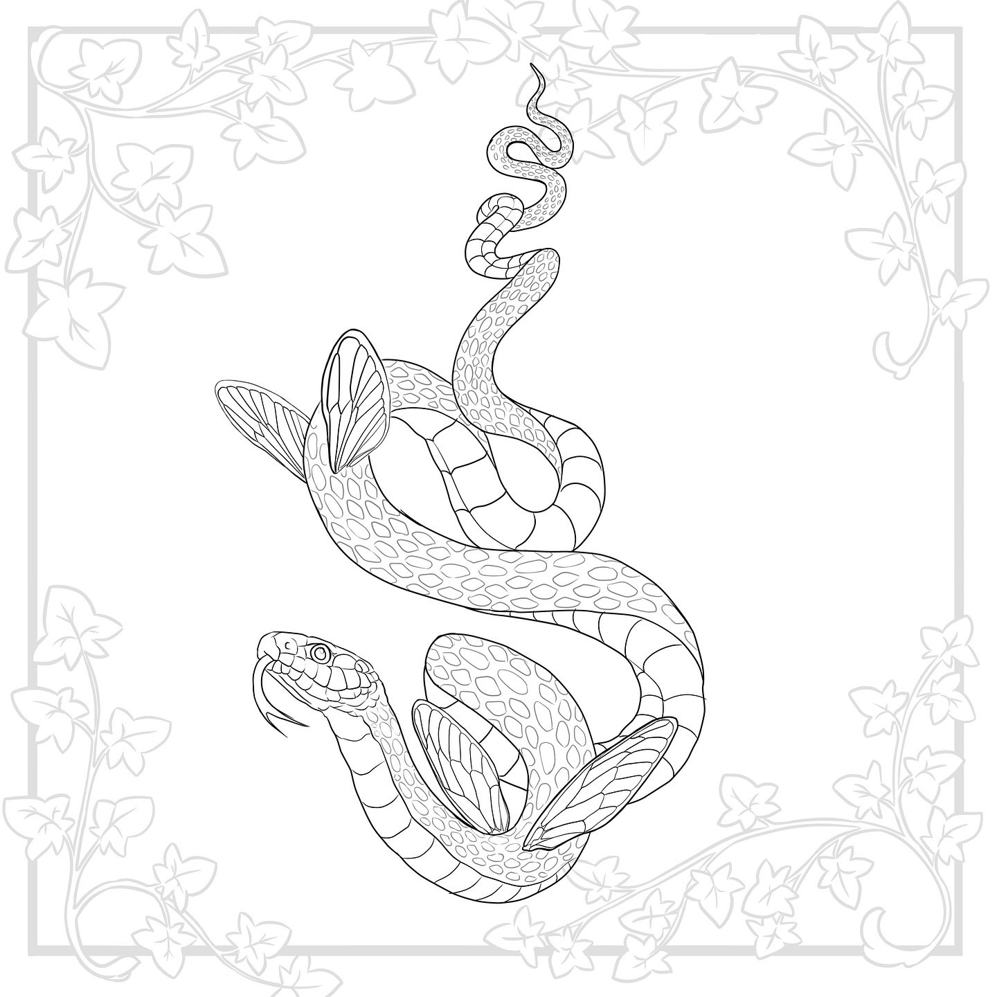 Happy Year of the Snake! 🐍 🧚&zwj;♀️ 

It&rsquo;s been awhile since I&rsquo;ve done a fairy snake tattoo, I&rsquo;ve got this pre-drawn design, or I&rsquo;m open to custom snakes as well! Snakes are awesome flowy critters that are fun to freehand to