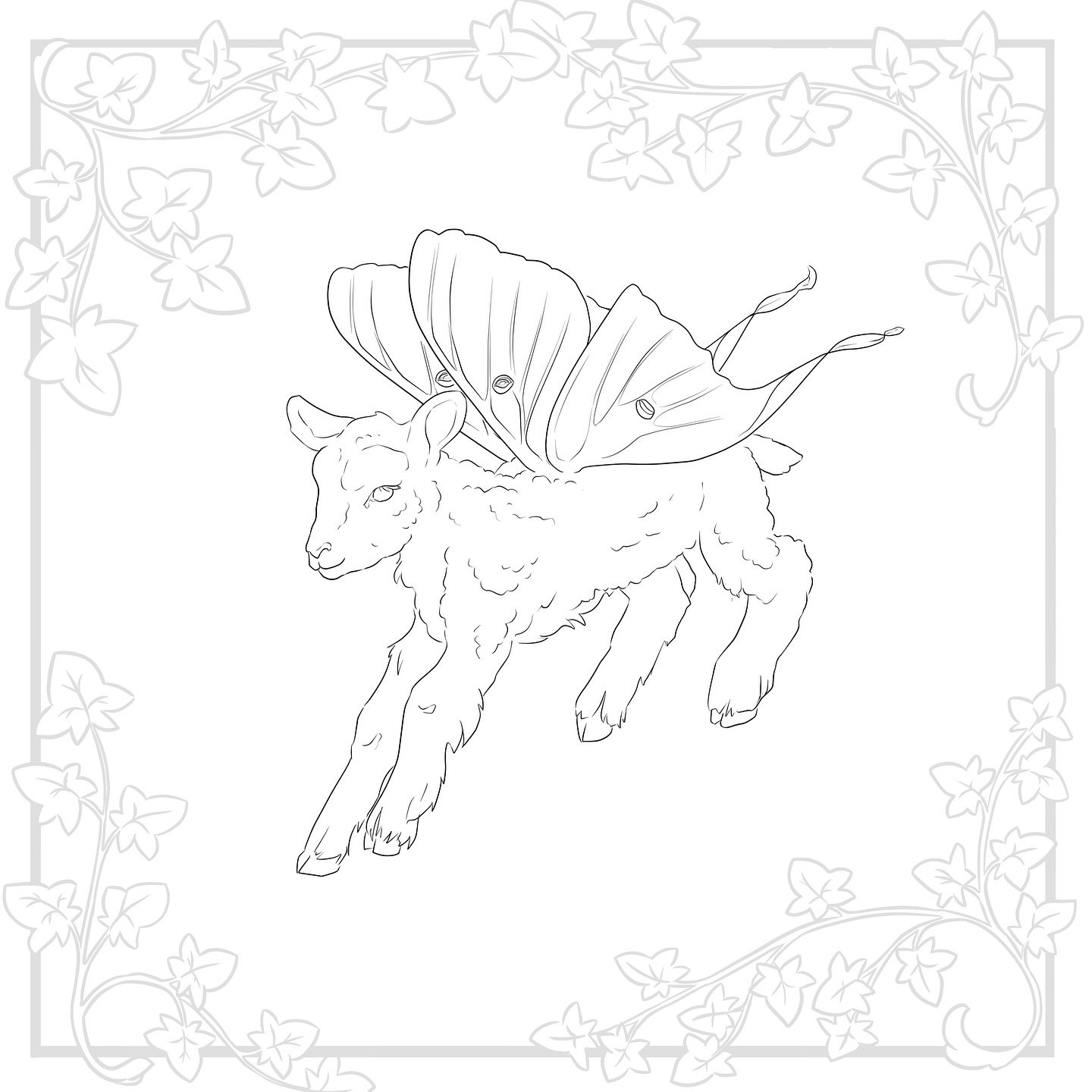 Lil lamb faeries! These cuties were so fun to draw, I&rsquo;ve been wanting to expand my faerie critter repertoire. 

I have one spot left to fill for my Seattle trip! 3/1@2pm one of these lambs would fit perfectly in that time slot.

As always my fl