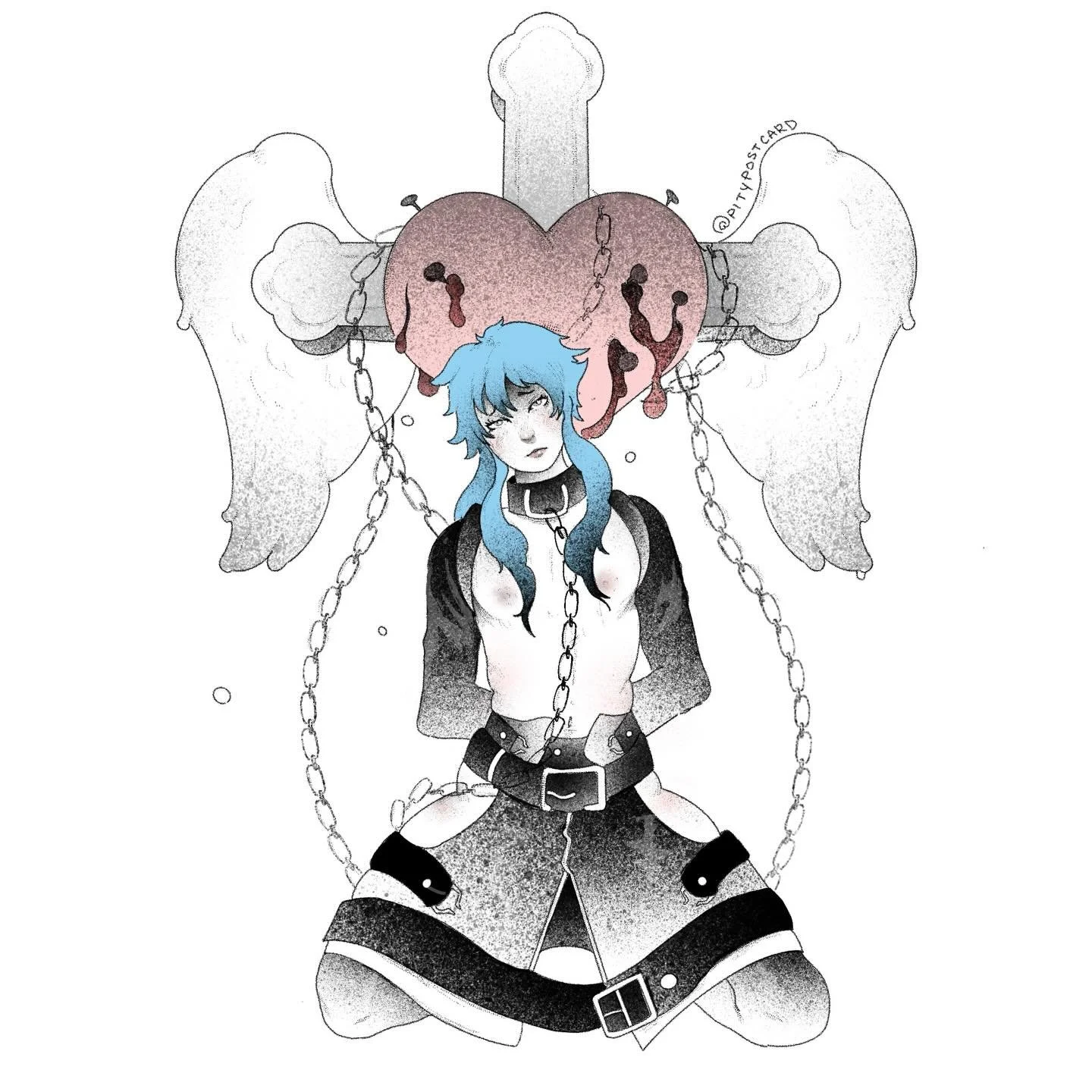 reaching out to my gay little roots. ifykyk 

$150 hourly, larger scale multi sesh project! non repeatable design. i can also give him top surgery scars if u want!!!! 

#tattoo #tattooaetist #dmmd