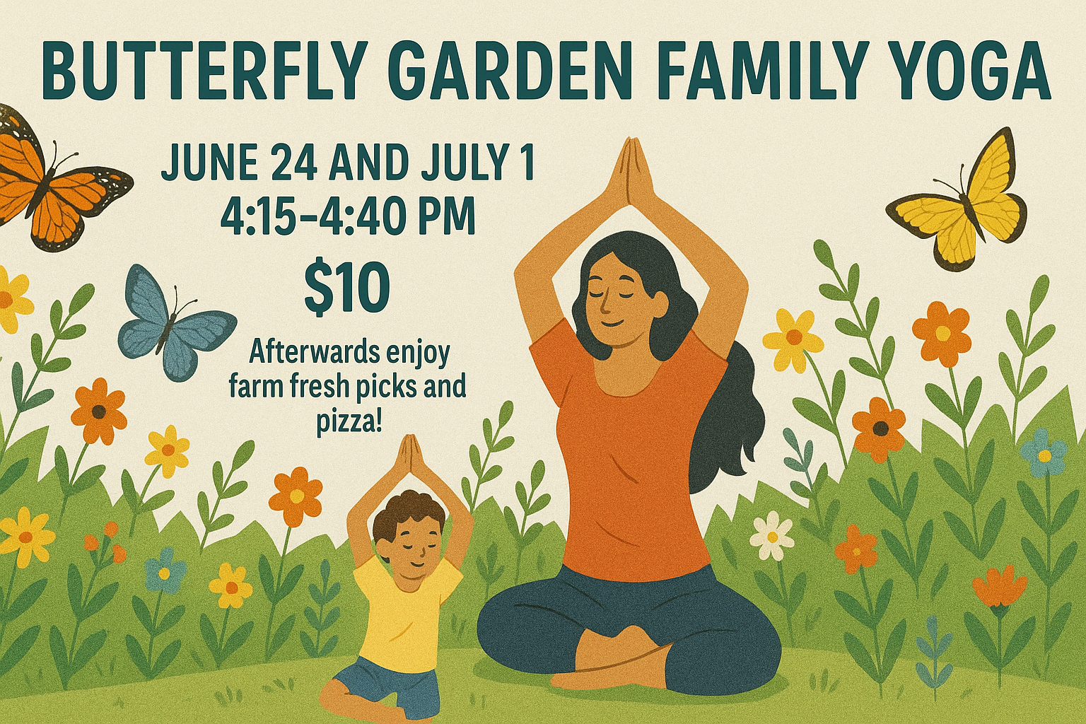 Butterfly Garden Family Yoga