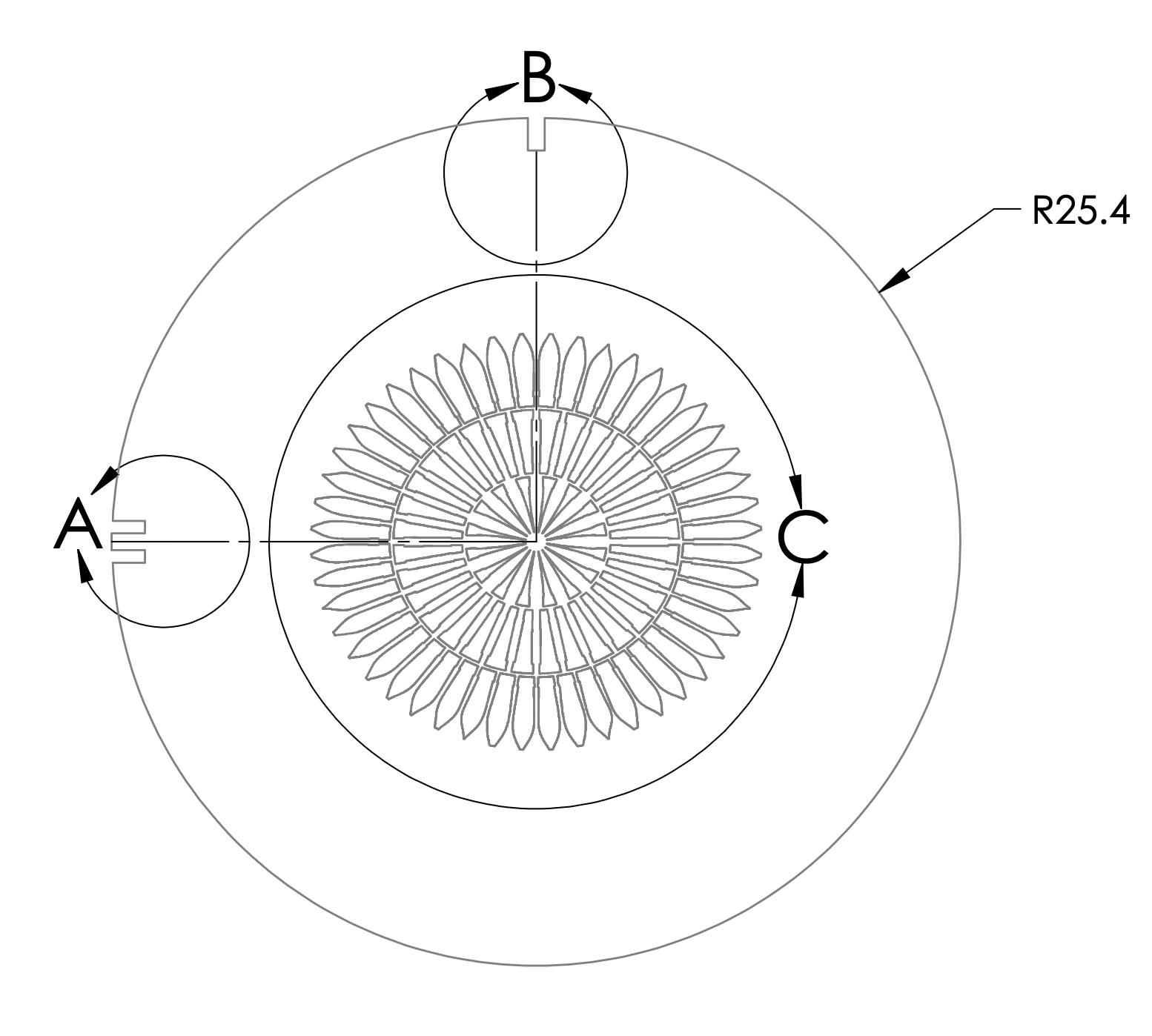 Annular mask for precision optical system