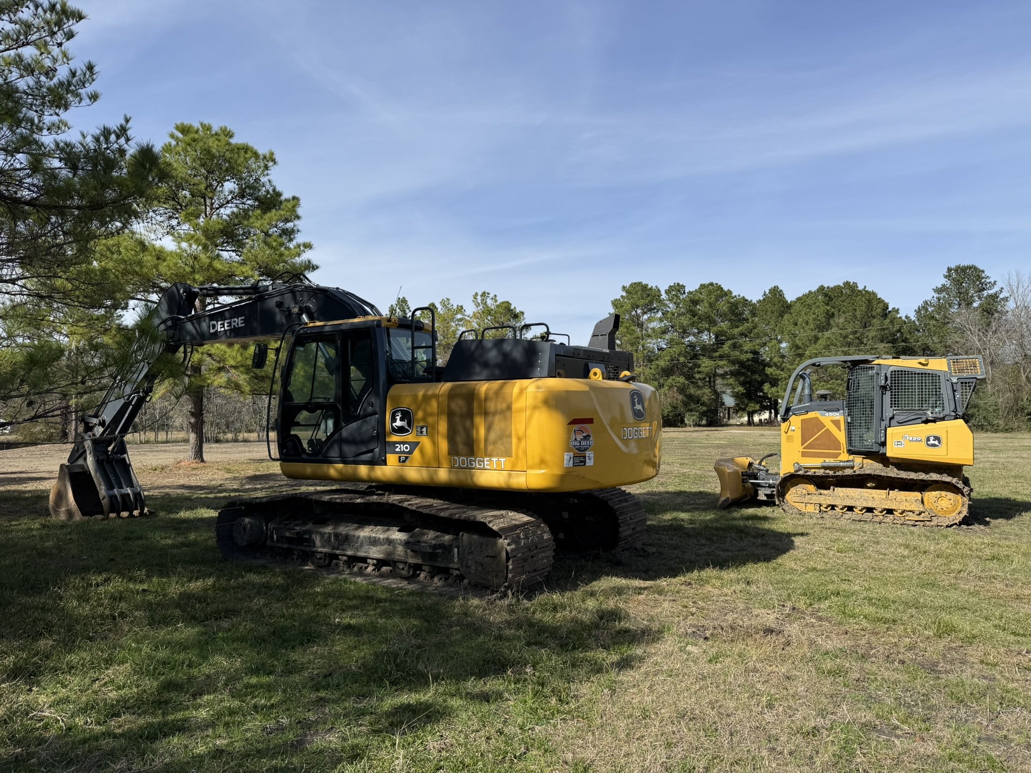 Dirt Work Excavation Excavator Dozer