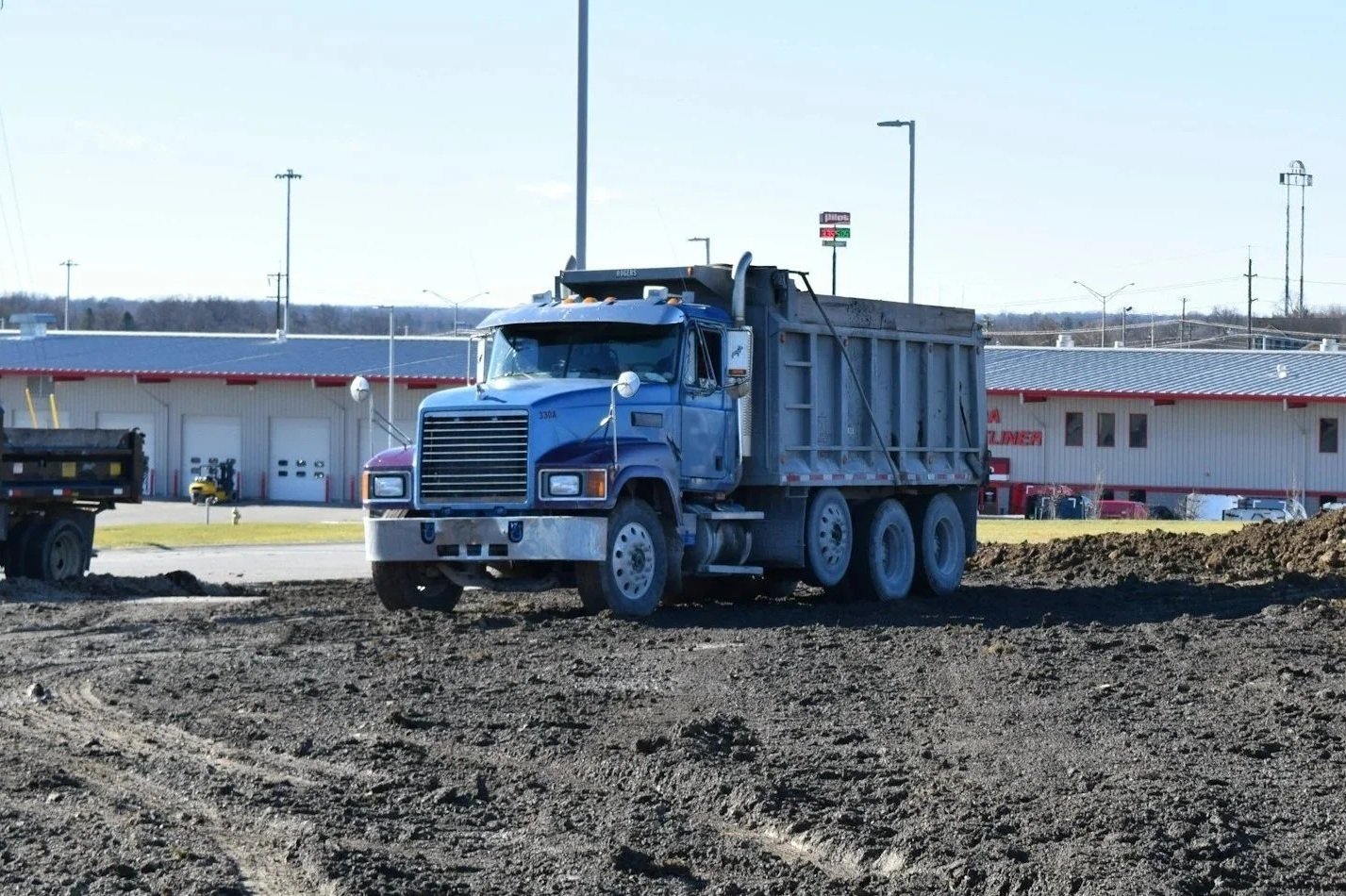 Heavy Hauling Dump Truck