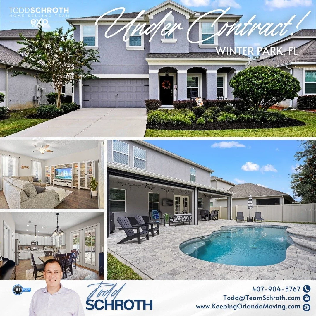 🏡 Officially Under Contract! ✨

This stunning 4-bedroom, 2.5-bath pool home in the highly sought-after gated community of Enclave at Aloma in Winter Park, FL! This beautifully maintained two-story home offers 2,267 sq. ft. of elegant, open living sp