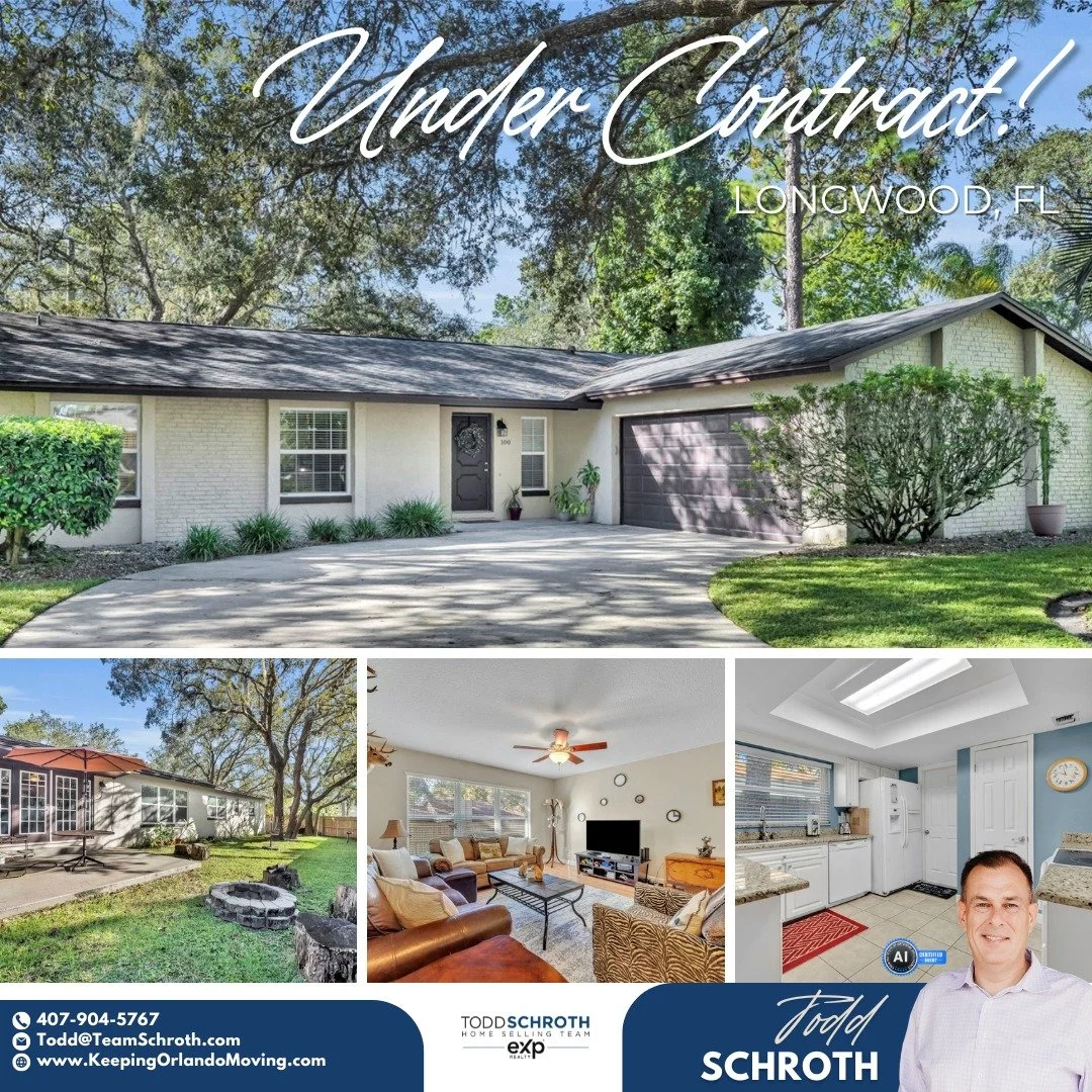 🏡 Officially Under Contract! ✨

This charming 4-bedroom, 2-bath ranch-style home is now under contract in the highly desirable Wekiva Golf Community! Perfectly positioned on a .28-acre corner lot shaded by beautiful live oaks, this home combines com