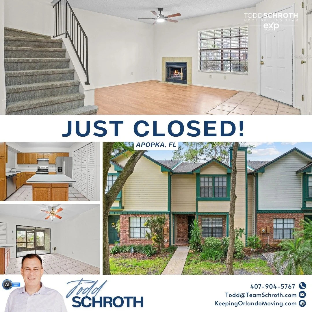 🎉 Just Closed in Wekiva Reserve! 🏡✨
This spacious and well-located 3BR, 2.5BA townhome in one of Longwood&rsquo;s most desirable communities is officially off the market!

✨ Home Highlights:
✔️ Open layout connecting the family &amp; dining areas
✔