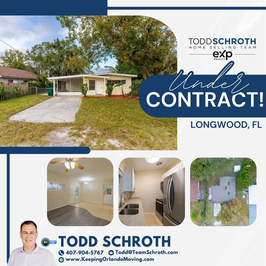 Under Contract 
Perfect for first-time homebuyers, this cozy renovated Longwood gem is officially under contract&mdash;but there&rsquo;s still an opportunity!

🛏 Home Highlights:
✔️ 3 bedrooms | 1 bathroom
✔️ Renovated &amp; move-in ready
✔️ Large s