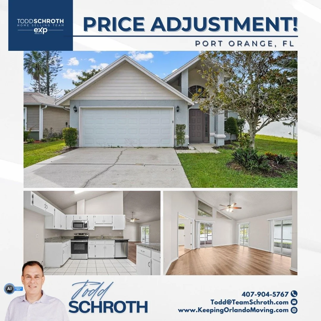 📉 Price Improvement in Port Orange! 🌊✨
Now Offered at $282,500

Coastal living meets everyday convenience &mdash; now at a better price!

This beautifully cared-for 3-bedroom, 2-bath home features a desirable split-bedroom layout and over 1,315 sq 
