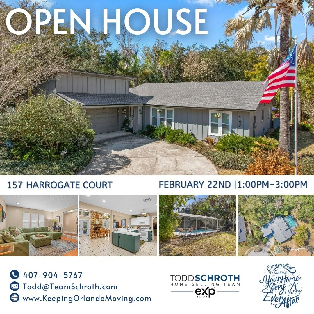 🎈 OPEN HOUSE &mdash; THIS SUNDAY!
📅 February 22nd
⏰ 1:00 PM &ndash; 3:00 PM

Join us at 157 Harrogate Ct, Longwood, FL in the desirable Wekiva Club Estates section of Wekiva!

This beautifully updated 4-bedroom, 2-bath pool home offers over 2,100 s