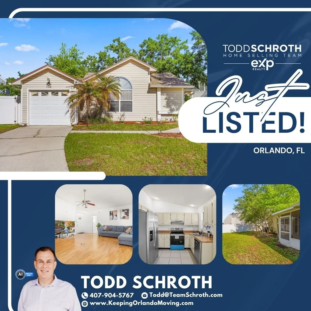 ✨ JUST LISTED | WATERFORD LAKES CUL-DE-SAC HOME ✨

Welcome to 126 Spanish Moss Court, a well-maintained 3-bedroom, 2-bath home in the desirable Huckleberry Fields section of Waterford Lakes. Located on a quiet cul-de-sac, this move-in ready home offe