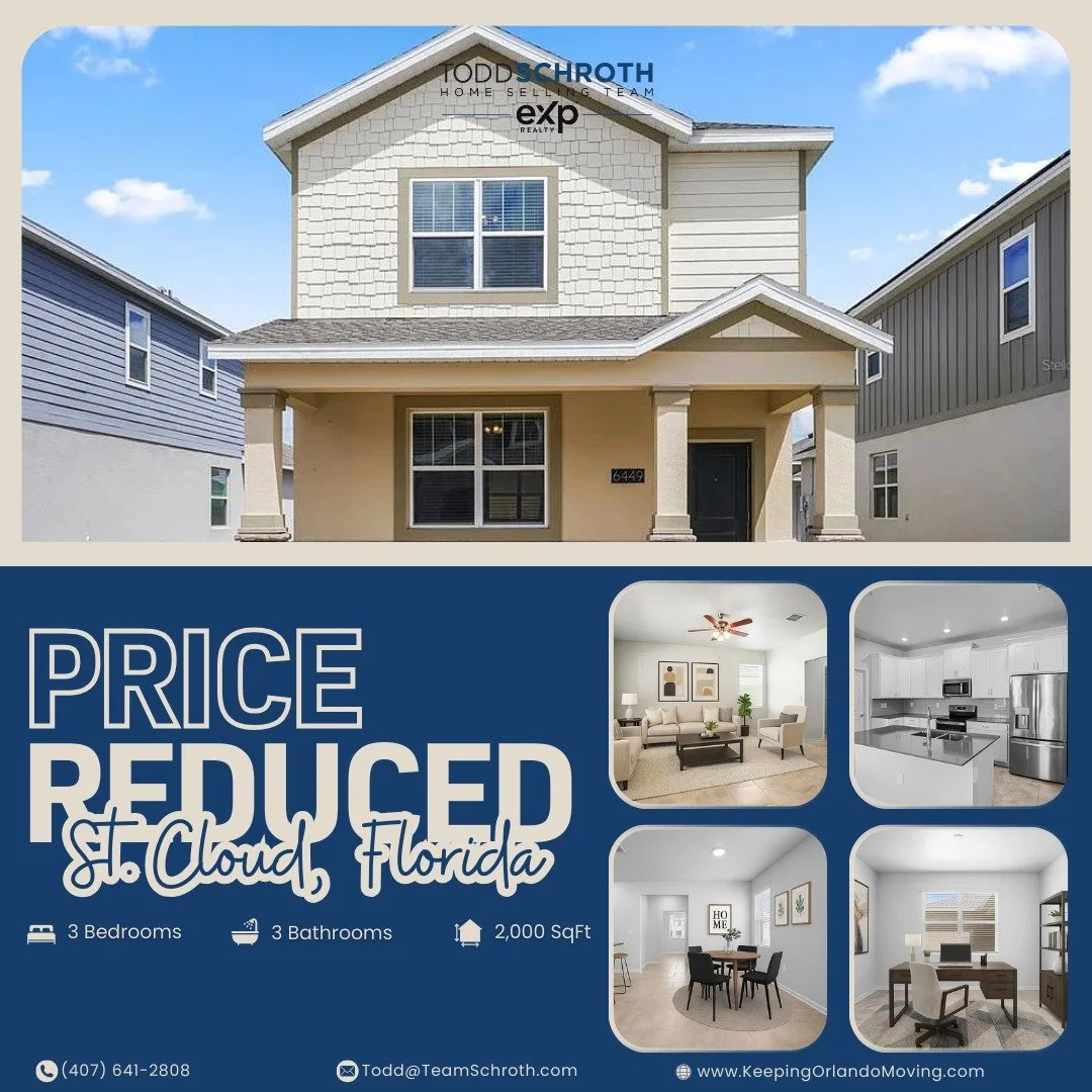 📉 Price Reduction in St. Cloud! ☀️🏡
Modern living in a solar community &mdash; now at a better price!

Welcome to this Lennar Lexington Model located in the highly sought-after Pine Glen solar master-planned community in St. Cloud. Built in 2023, t