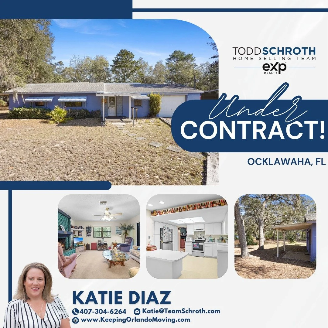Under Contract! 🎉🏡🌳
This Ocklawaha property offers the perfect mix of acreage, privacy, and future potential&mdash;and it&rsquo;s officially under contract!

🛏 Home Highlights:
✔️ 2 bedrooms | 2 bathrooms
✔️ Situated on more than 1.2 acres
✔️ Wel