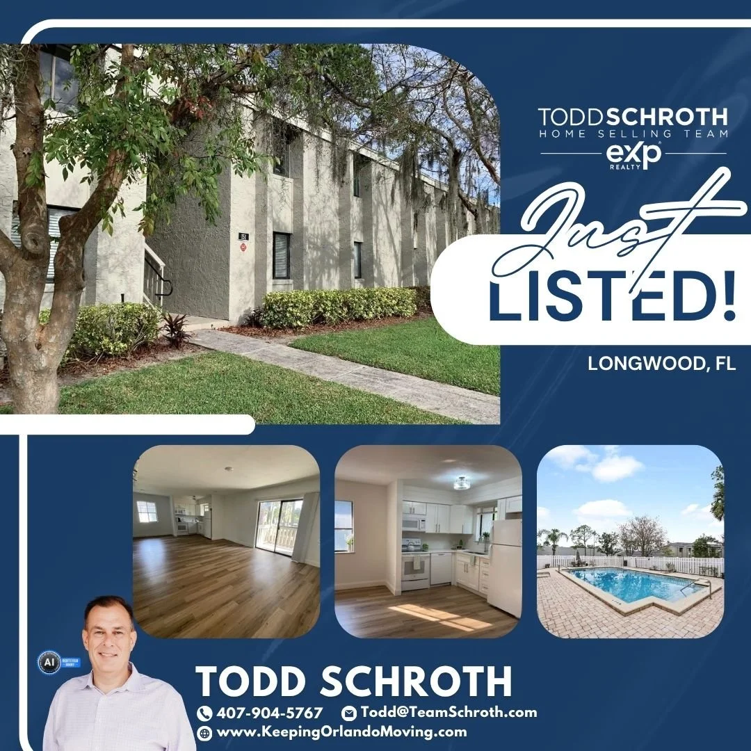 ✨ JUST LISTED | UPDATED LONGWOOD CONDO ✨

This beautifully updated 2-bedroom condo in Longwood offers stylish finishes, peaceful wooded views, and low-maintenance living in the desirable Springwood Village community.

🏡 Home Highlights:
✔️ 2 bedroom