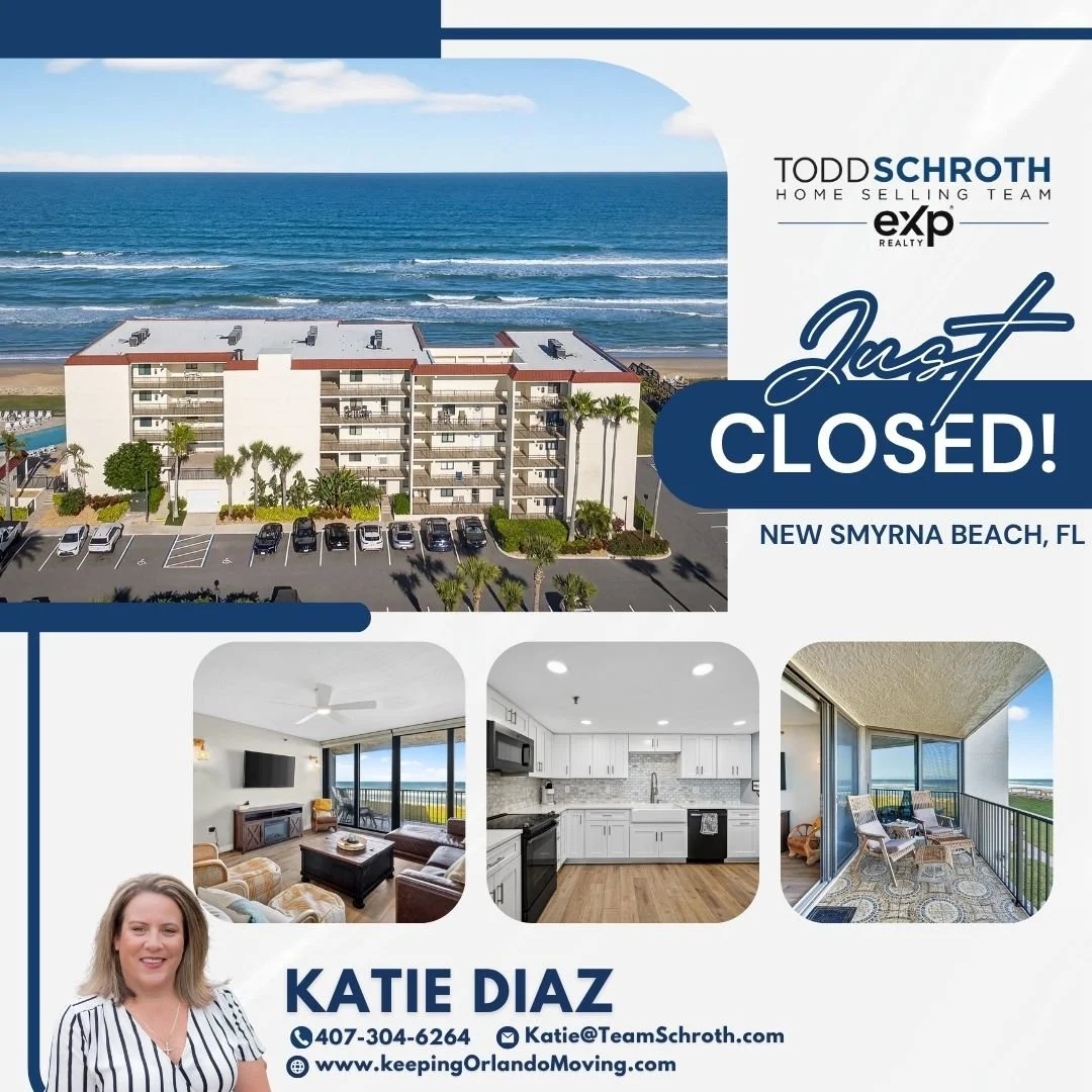 🔑 Just Closed | New Smyrna Beach, Florida 🔑

Another stunning property is officially closed at Chadham by the Sea! 🌊

This beautifully renovated 3-bedroom, 2-bath oceanfront condo delivered breathtaking Atlantic Ocean views and effortless coastal 
