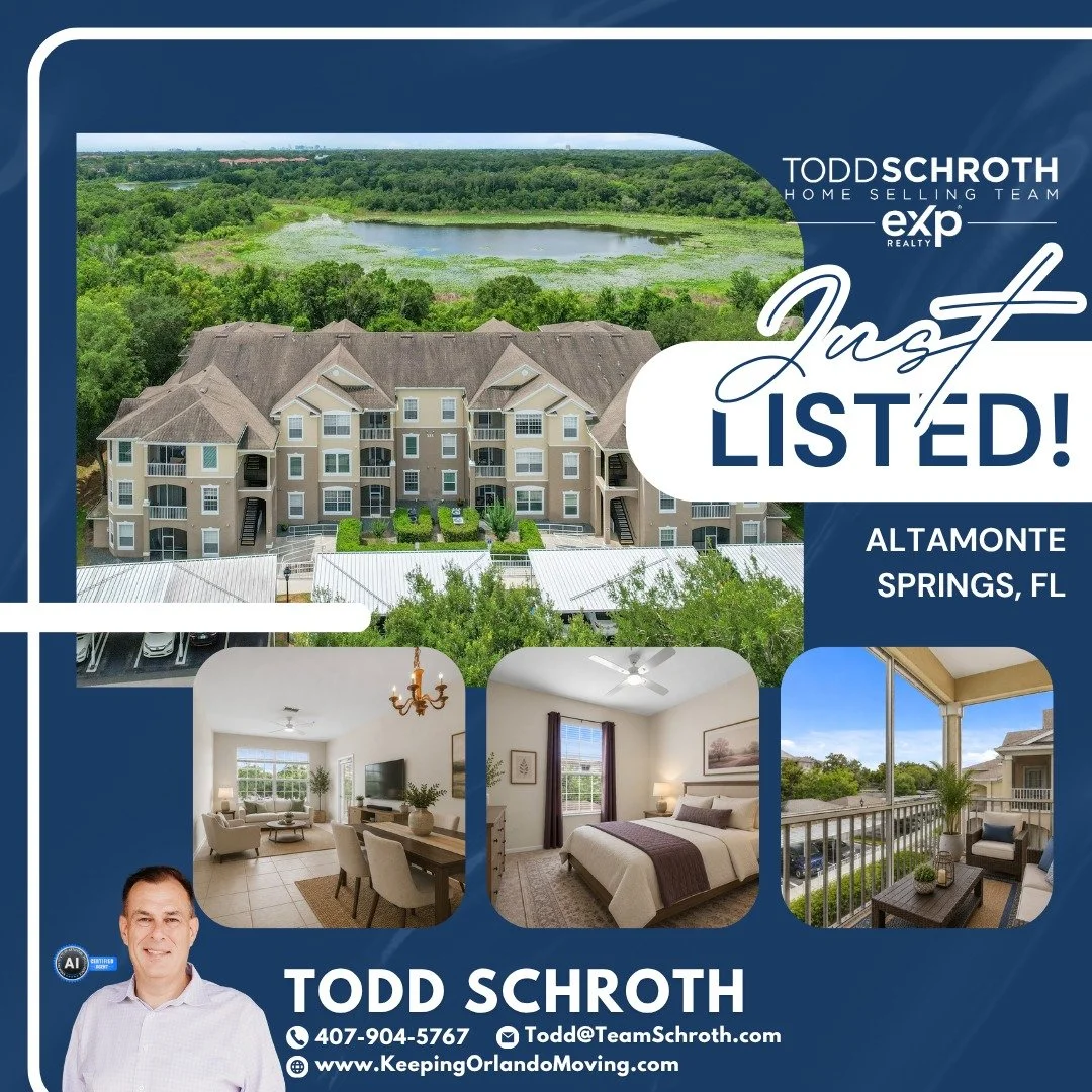 ✨ JUST LISTED | GATED CONDO LIVING IN ALTAMONTE SPRINGS ✨

Enjoy easy, low-maintenance living at Brantley Terrace, a beautifully maintained gated community in the heart of Altamonte Springs. This top-floor 3-bedroom condo offers added privacy, spacio