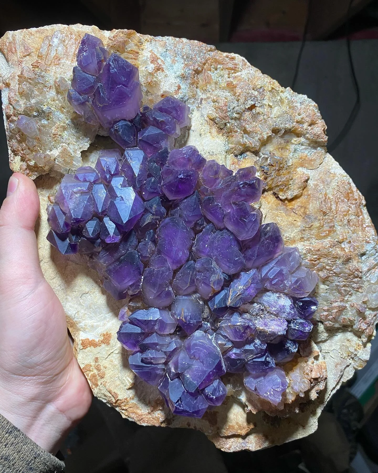 Amethyst on Feldspar
Rocky Top Pocket
Little Gem Mine
#montana #usa #amethyst