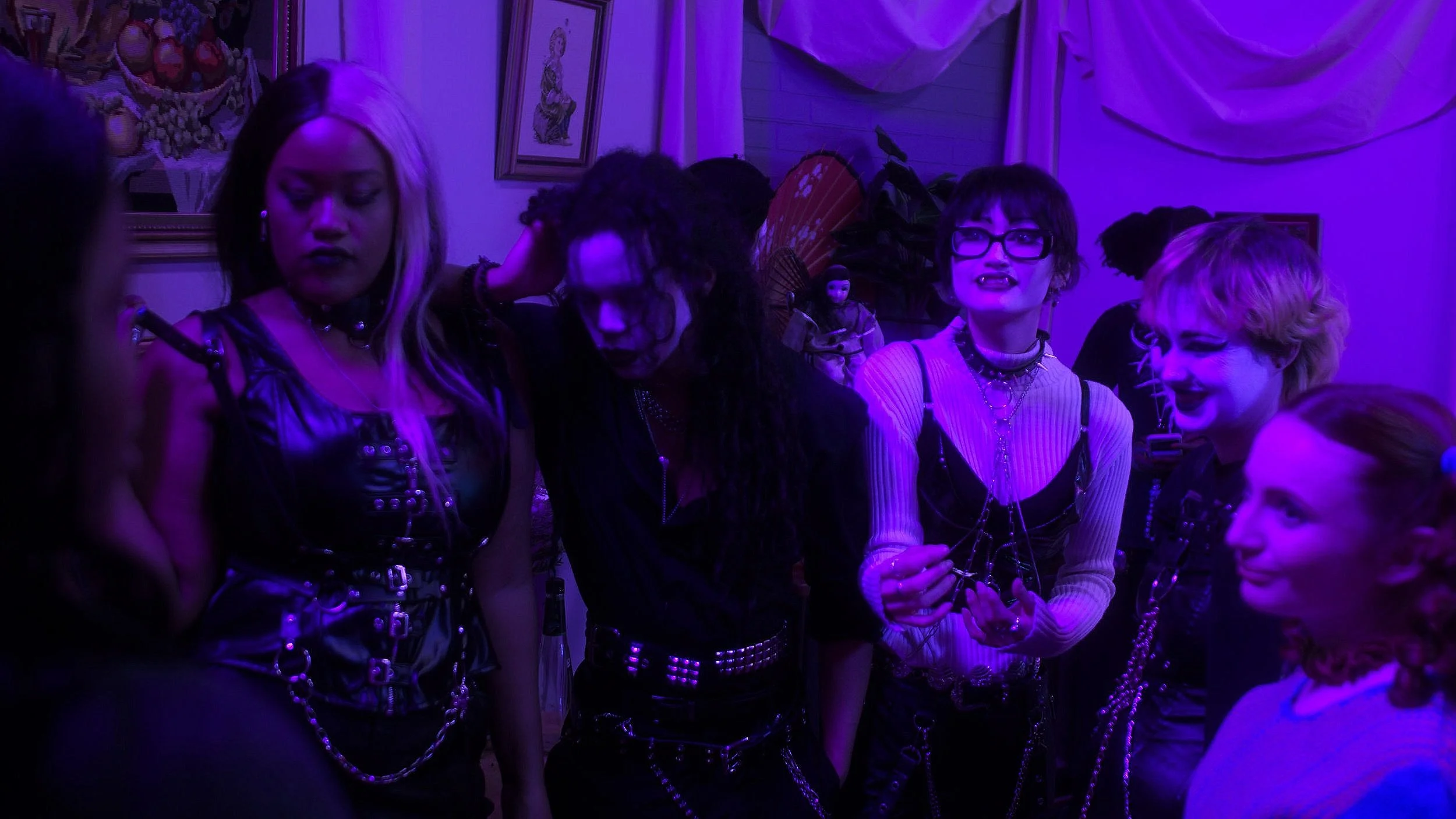 In The Closet ~ Still #5 - Greta & Partygoers