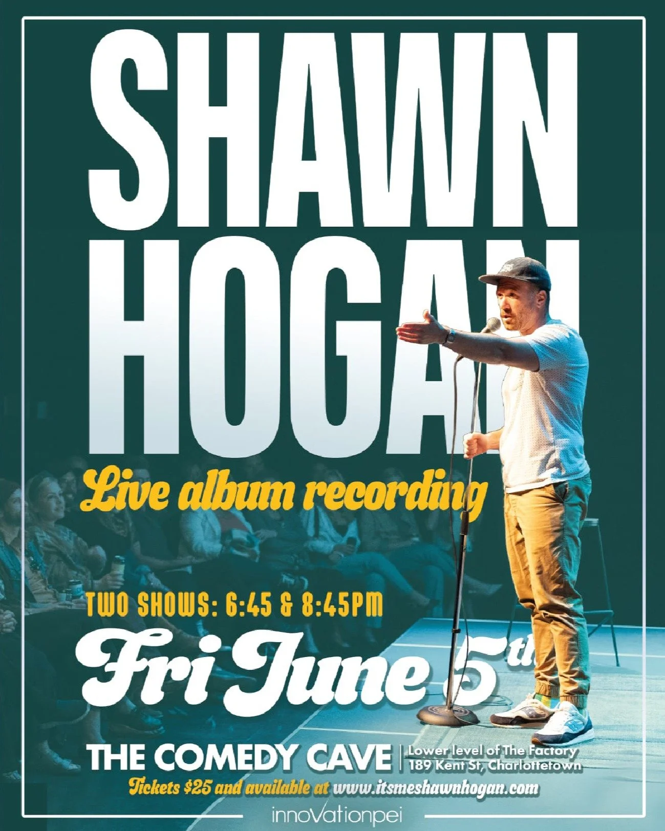 🎟️ GIVEAWAY &mdash; TWO FREE TICKETS 🎟️

These shows are going to be SPECIAL &mdash; and I want to send someone for free.

I'm recording my debut comedy album at The Comedy Cave on Friday, June 5th &mdash; and I feel like inviting some people for F