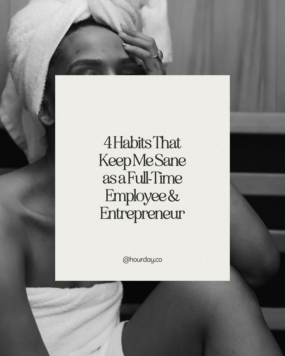 Being a full-time employee and running a business?

Yeah, it&rsquo;s a lot, and burnout can sneak in fast if you&rsquo;re not careful.

These 4 habits have helped me stay grounded while chasing big goals:

✅ A Mindful Morning Routine that helps me re